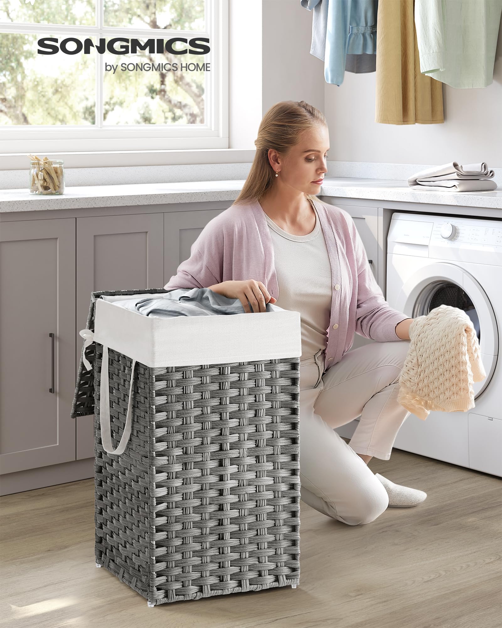 Laundry Hamper with Lid