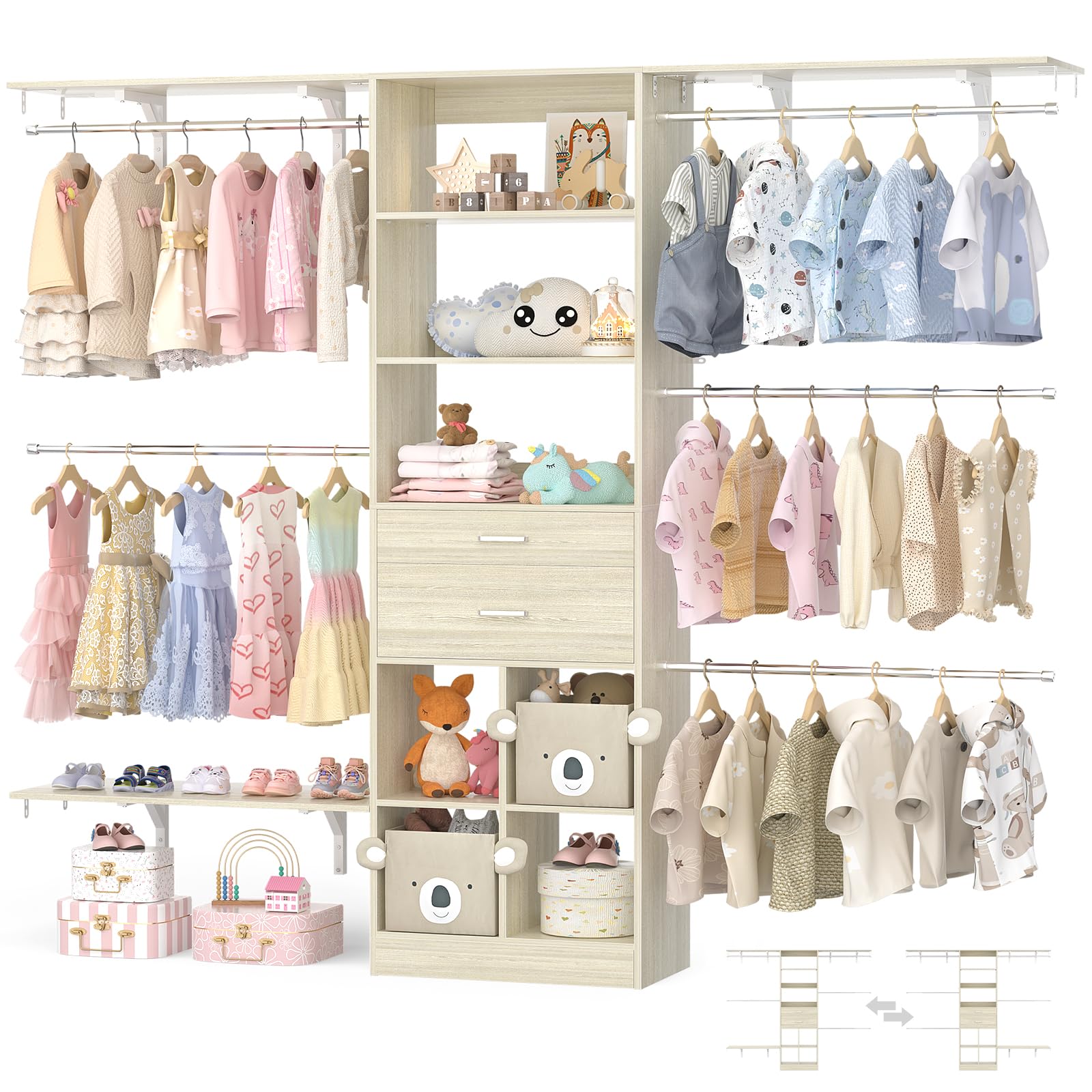 Closet System (8 Foot)