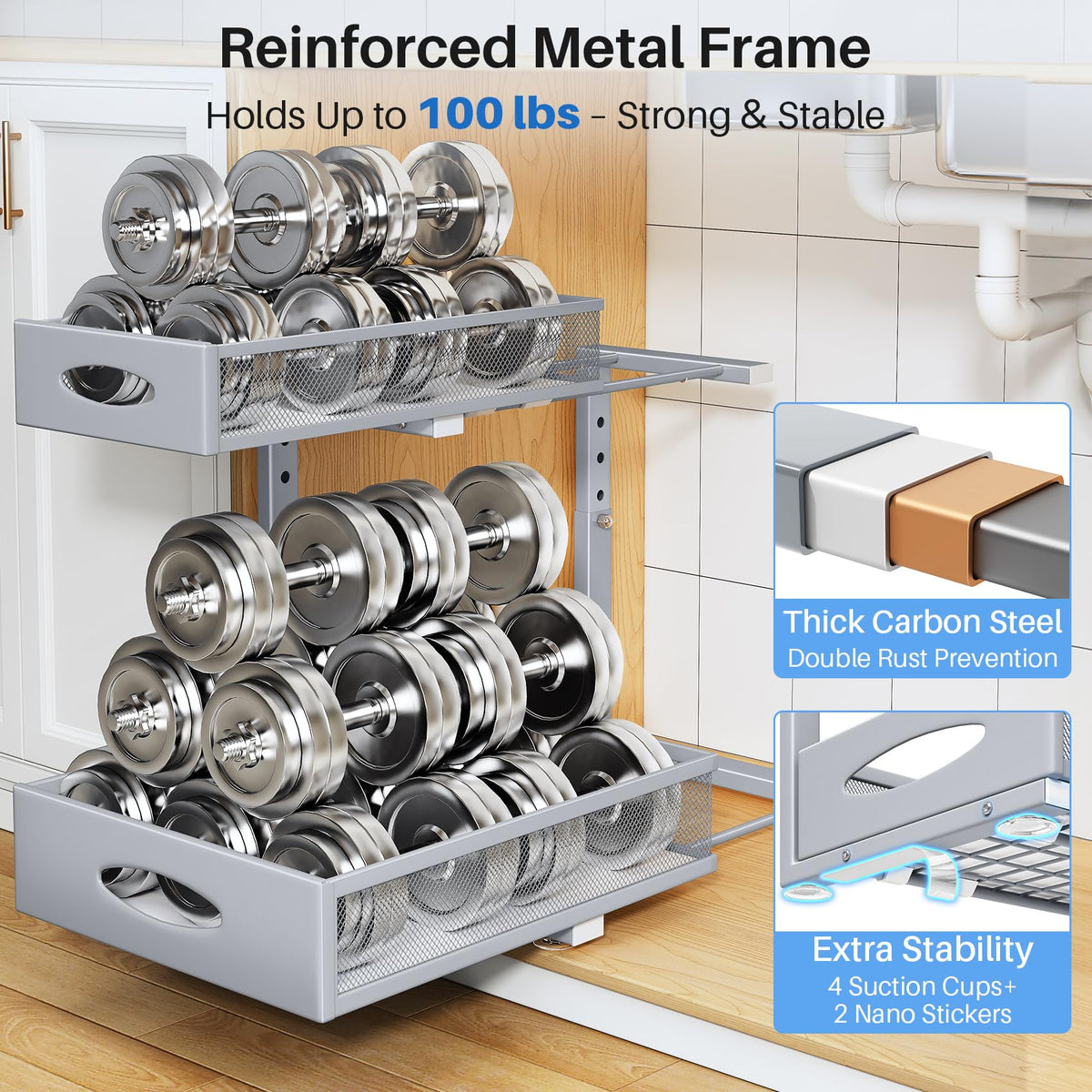 Under Sink Organizer (2 Count)