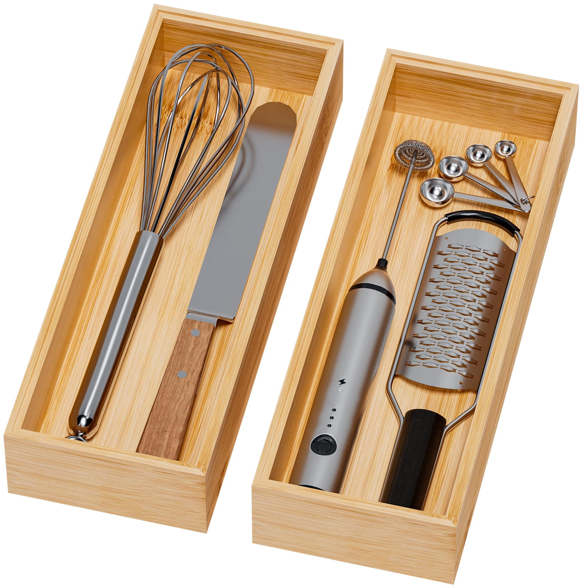 Kitchen Drawer Organizer Bins (2 Count)
