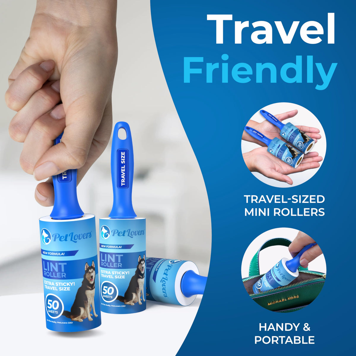 Lint Rollers for Pet Hair Extra Sticky