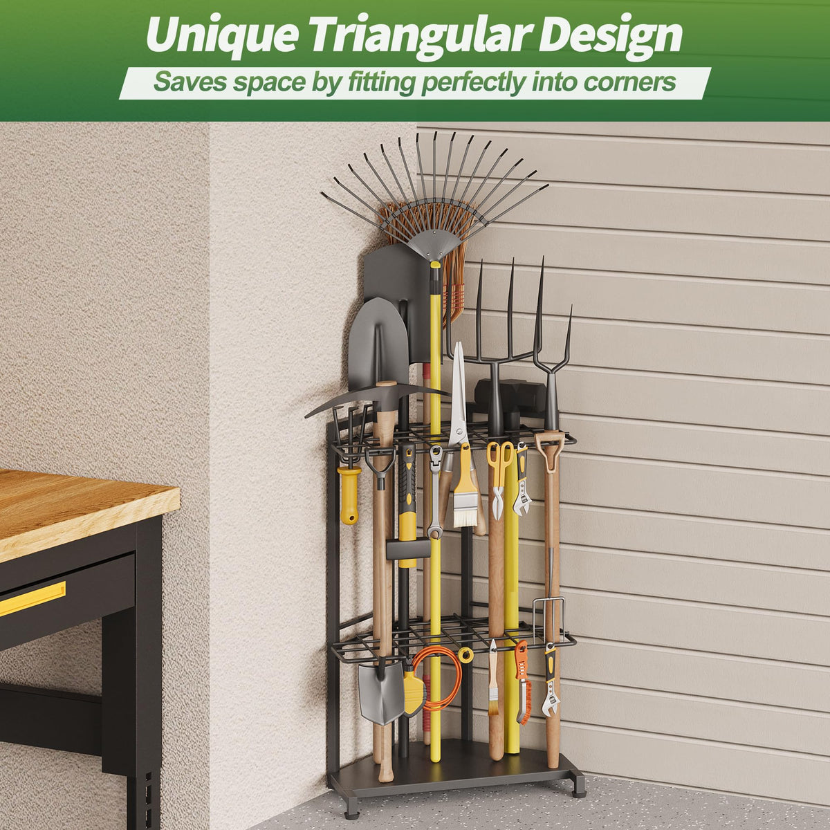 Garden Tool Organizer for Corner