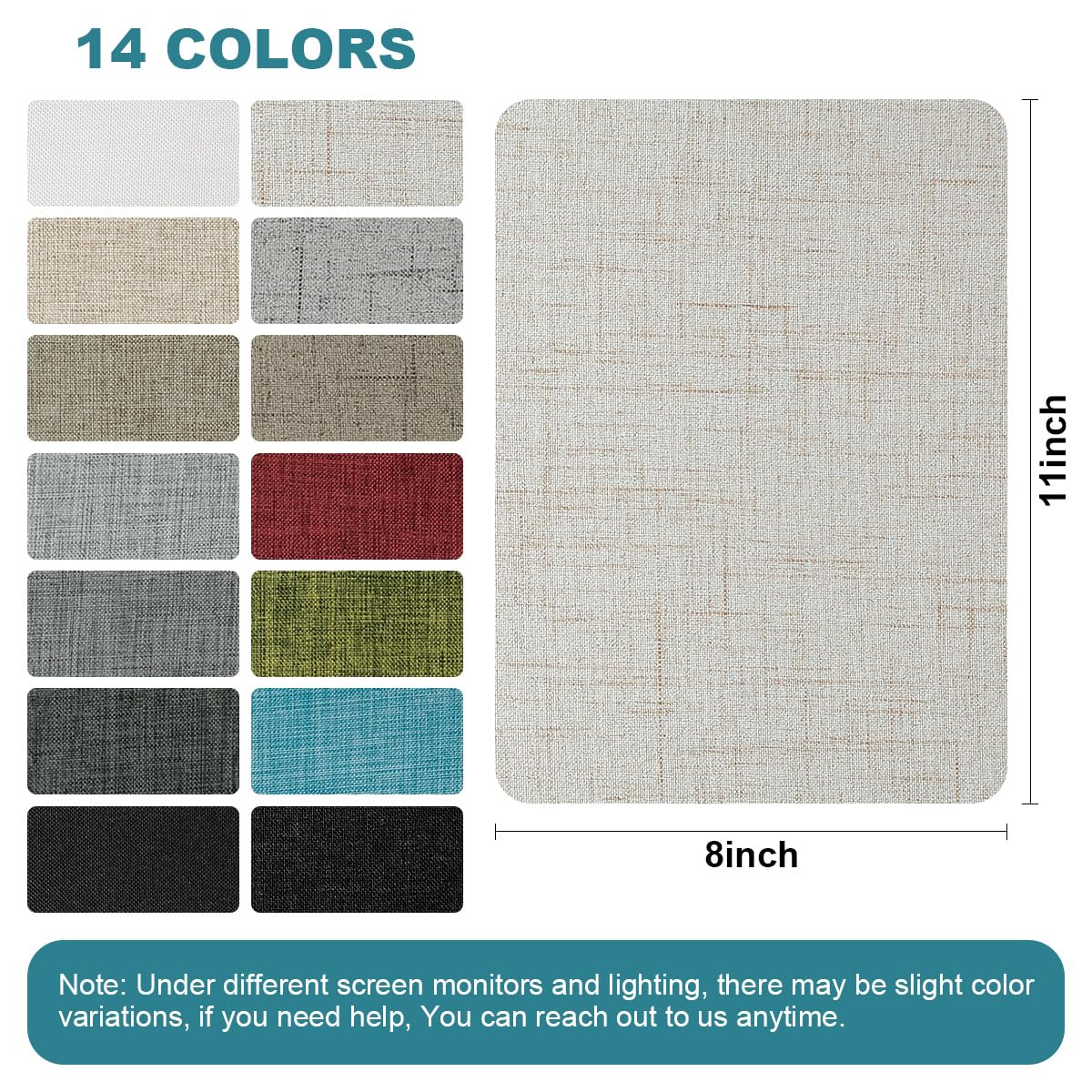2Pcs Linen Repair Patches (2 Count)