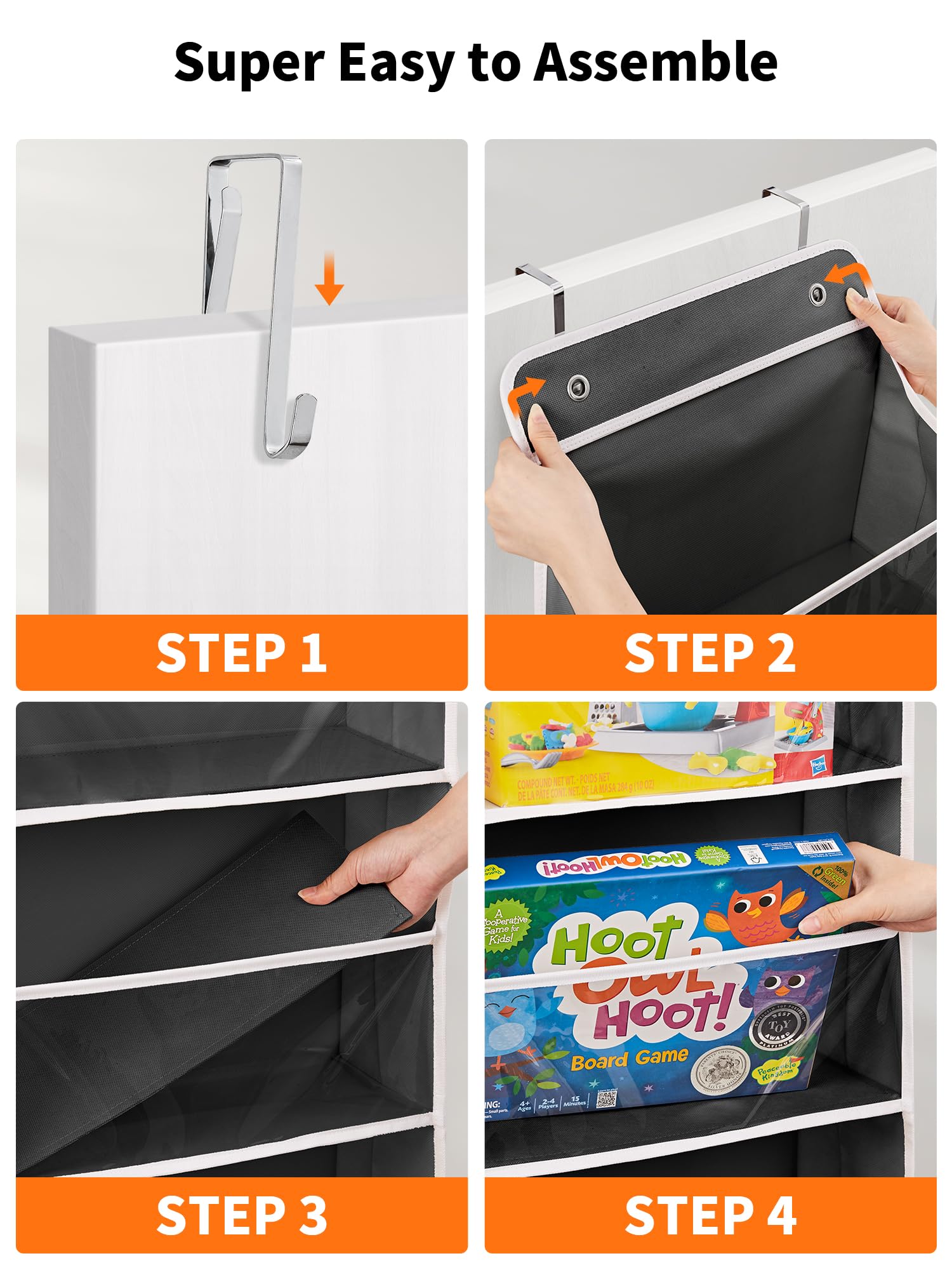 Over The Door Toy Storage Organizer w (2 Count)
