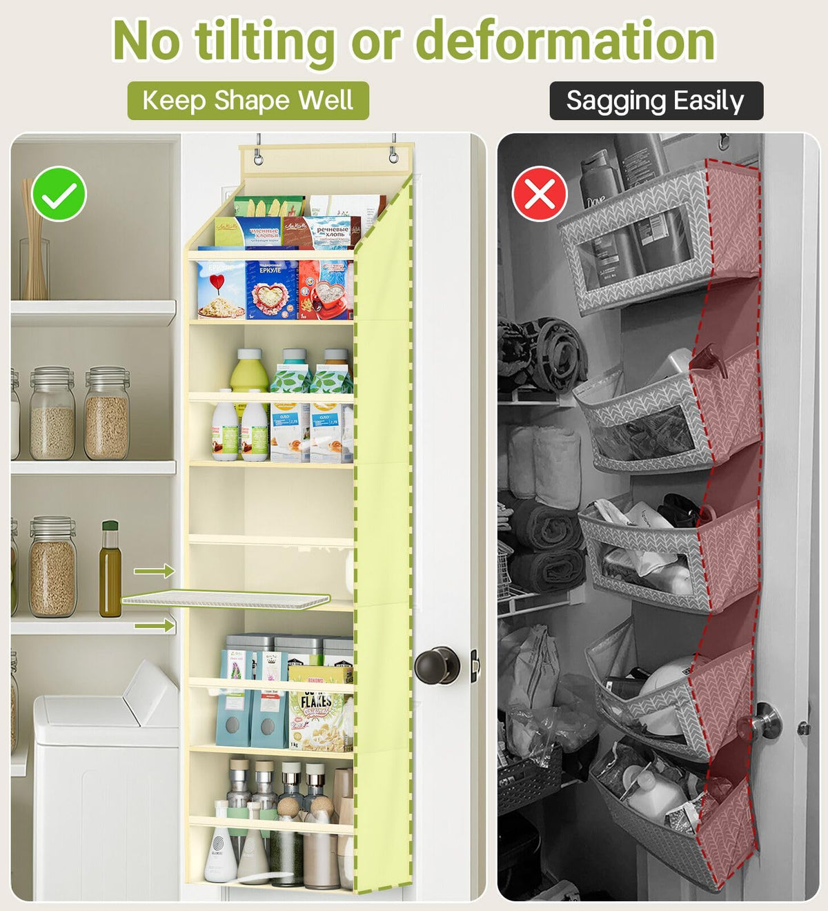 2 Pack Over the Door Organizer (2 Count)