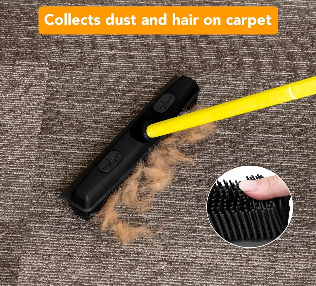 Pet Hair Removal Rubber Broom