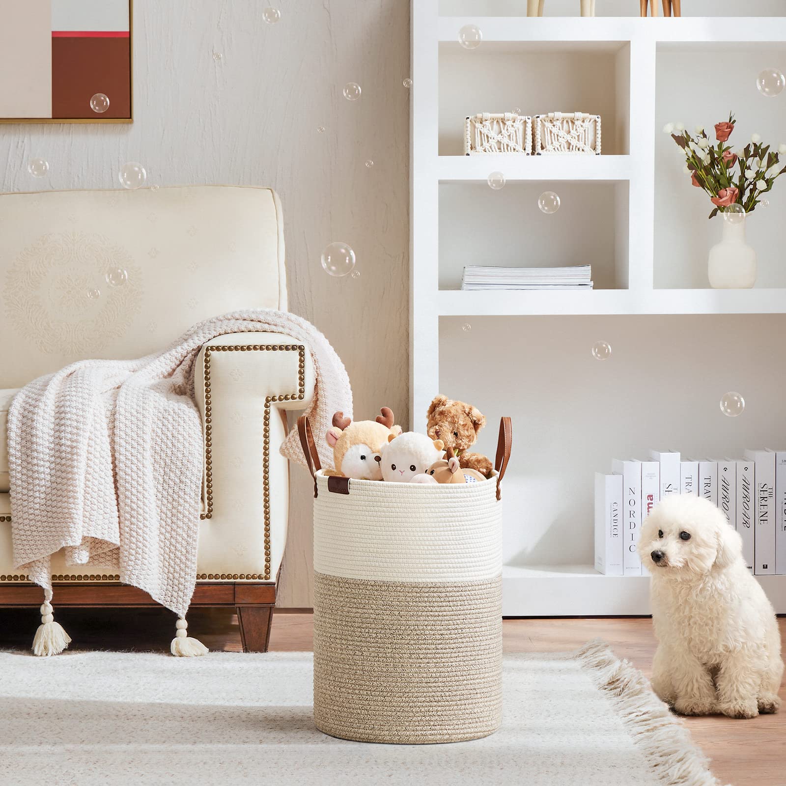 30L Small Woven Rope Laundry Hamper (811.5365 Fl Oz) - ModHome Supplies