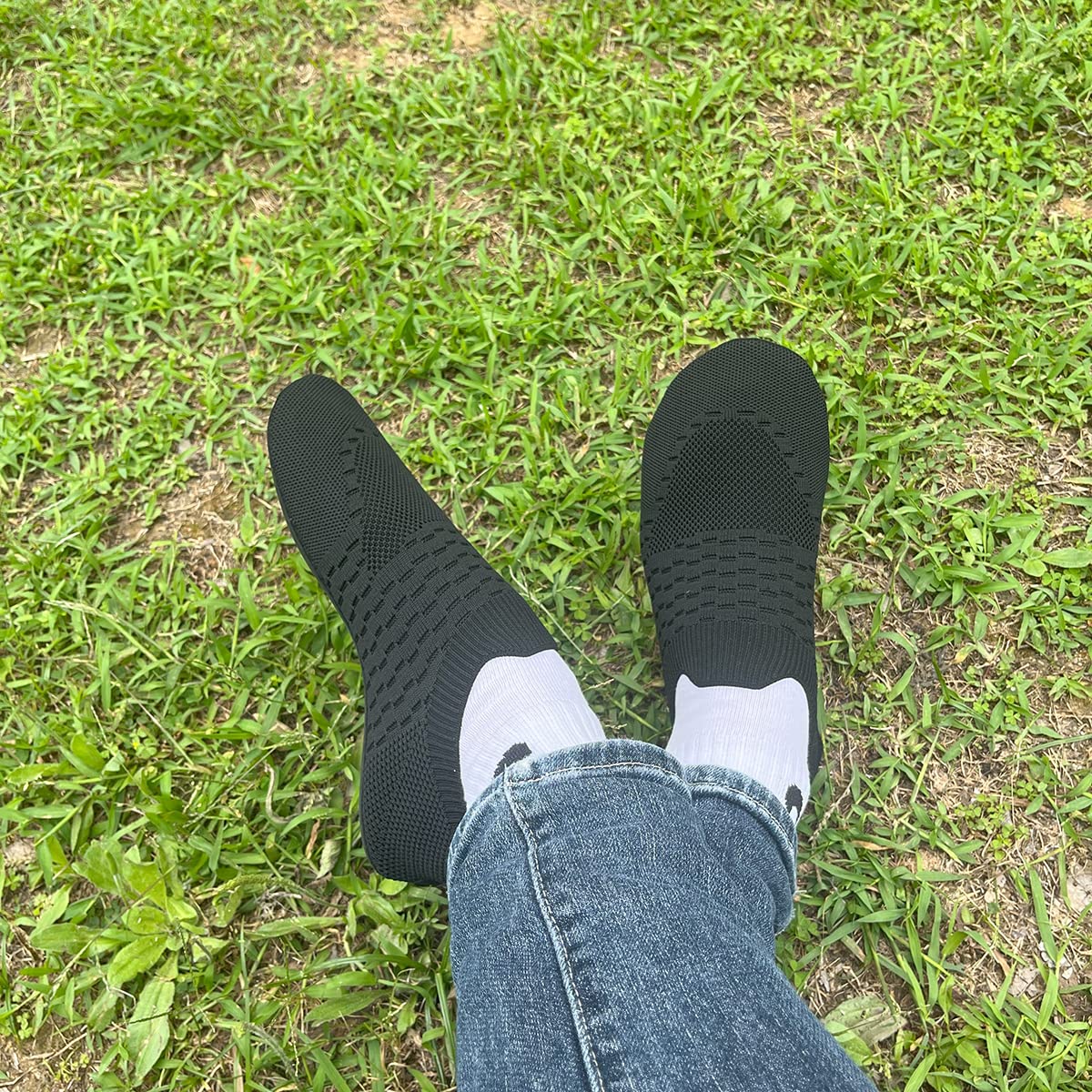 Adult Indoor House Slippers Socks Travel Lightweight Comfort Non Slip Grip House Floor Home Shoes for Women Men