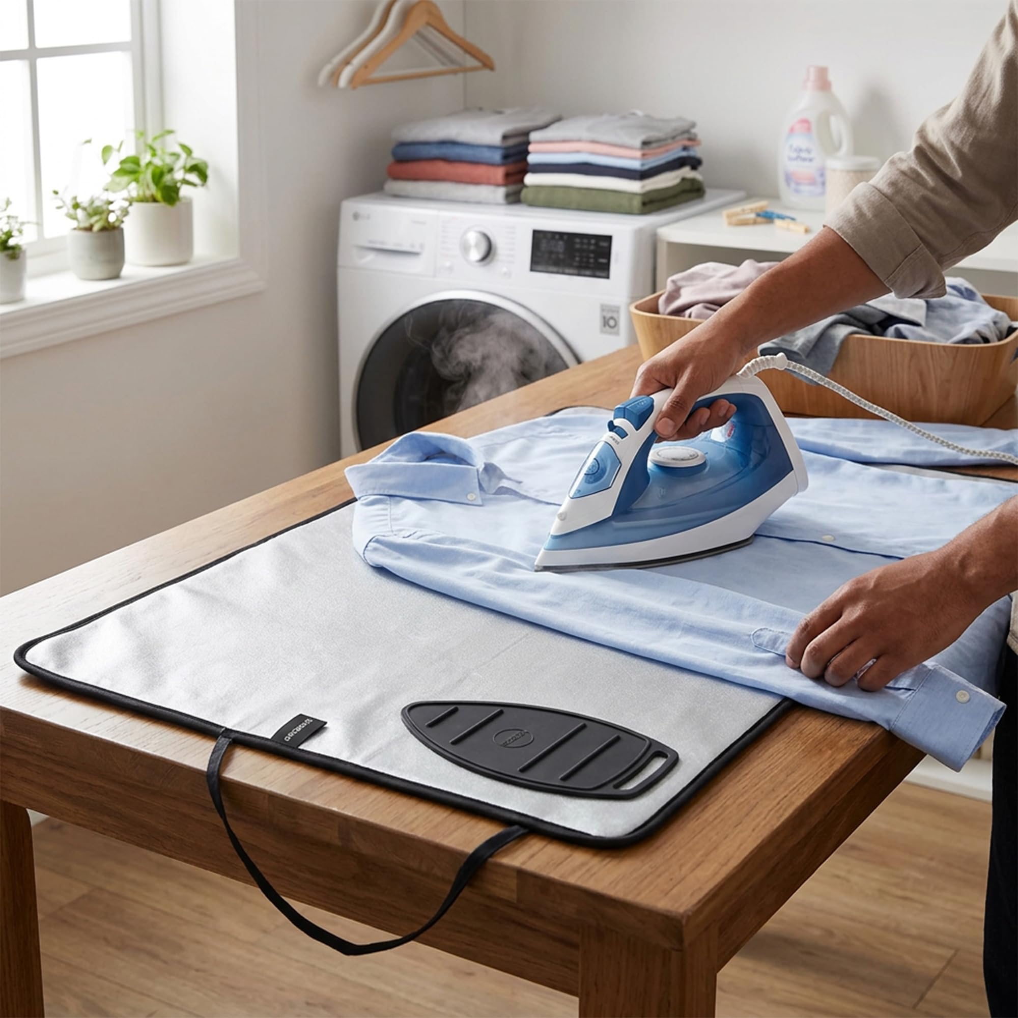Ironing Mat Heat Reflective Pad 48"x28" Silver