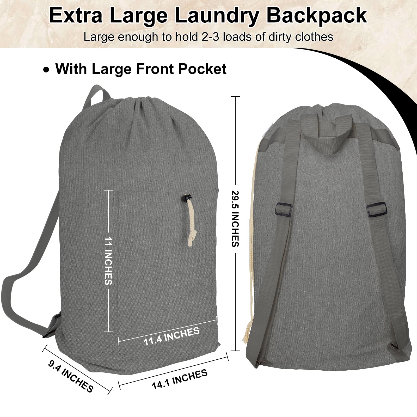 Laundry Bag Backpack