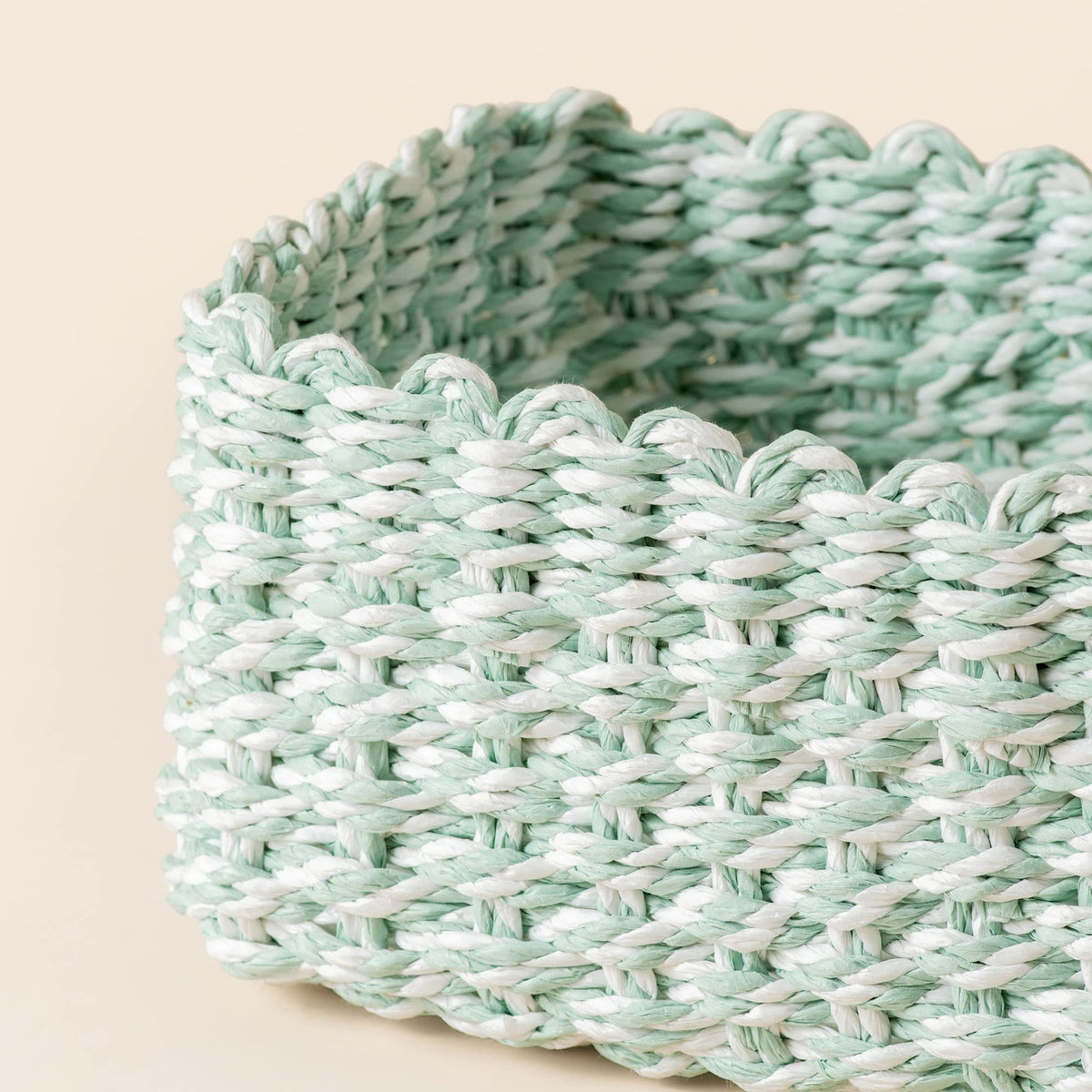 Paper Rope Storage Baskets for Organizing (3 Count)