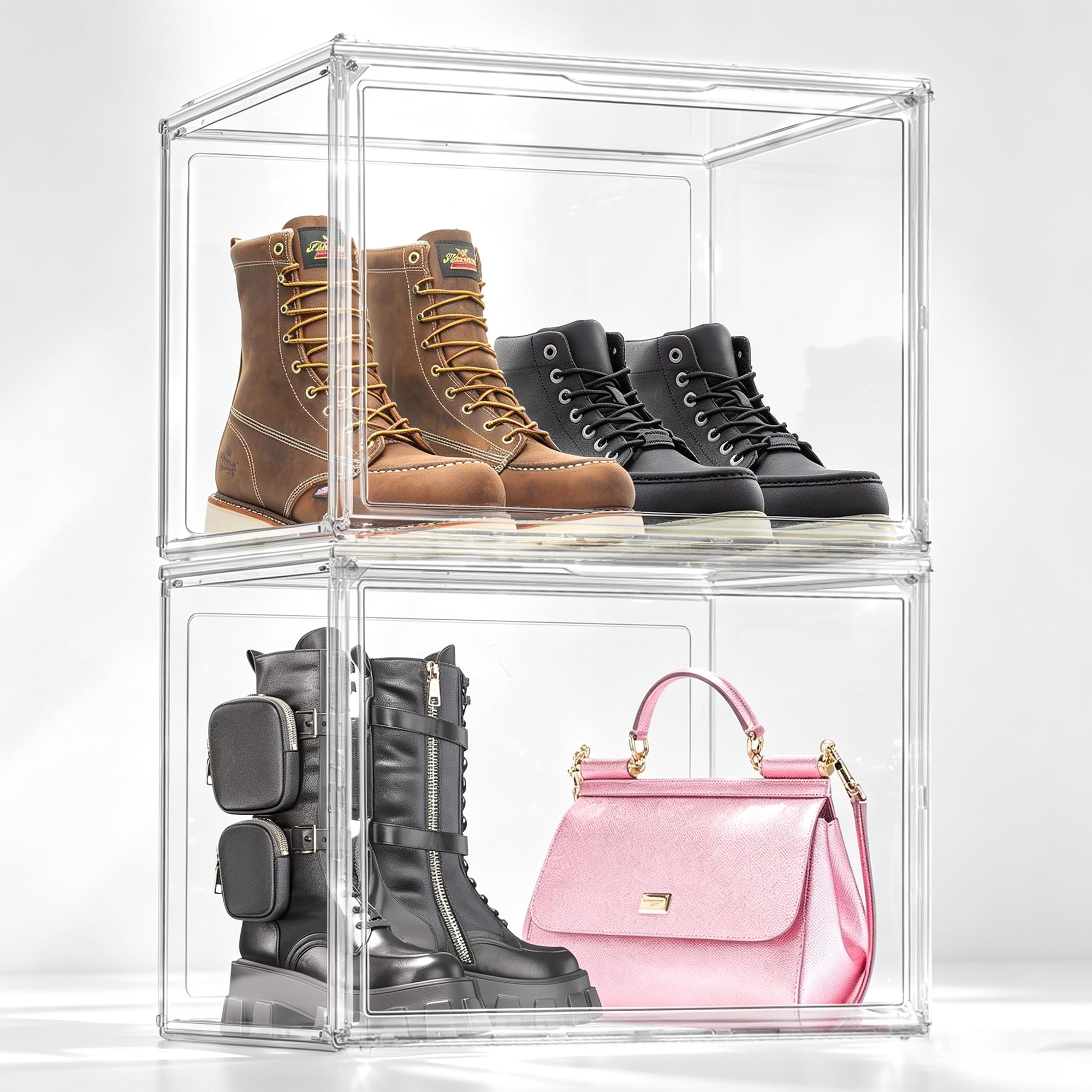 1 Pack Oversized Acrylic Boot Display