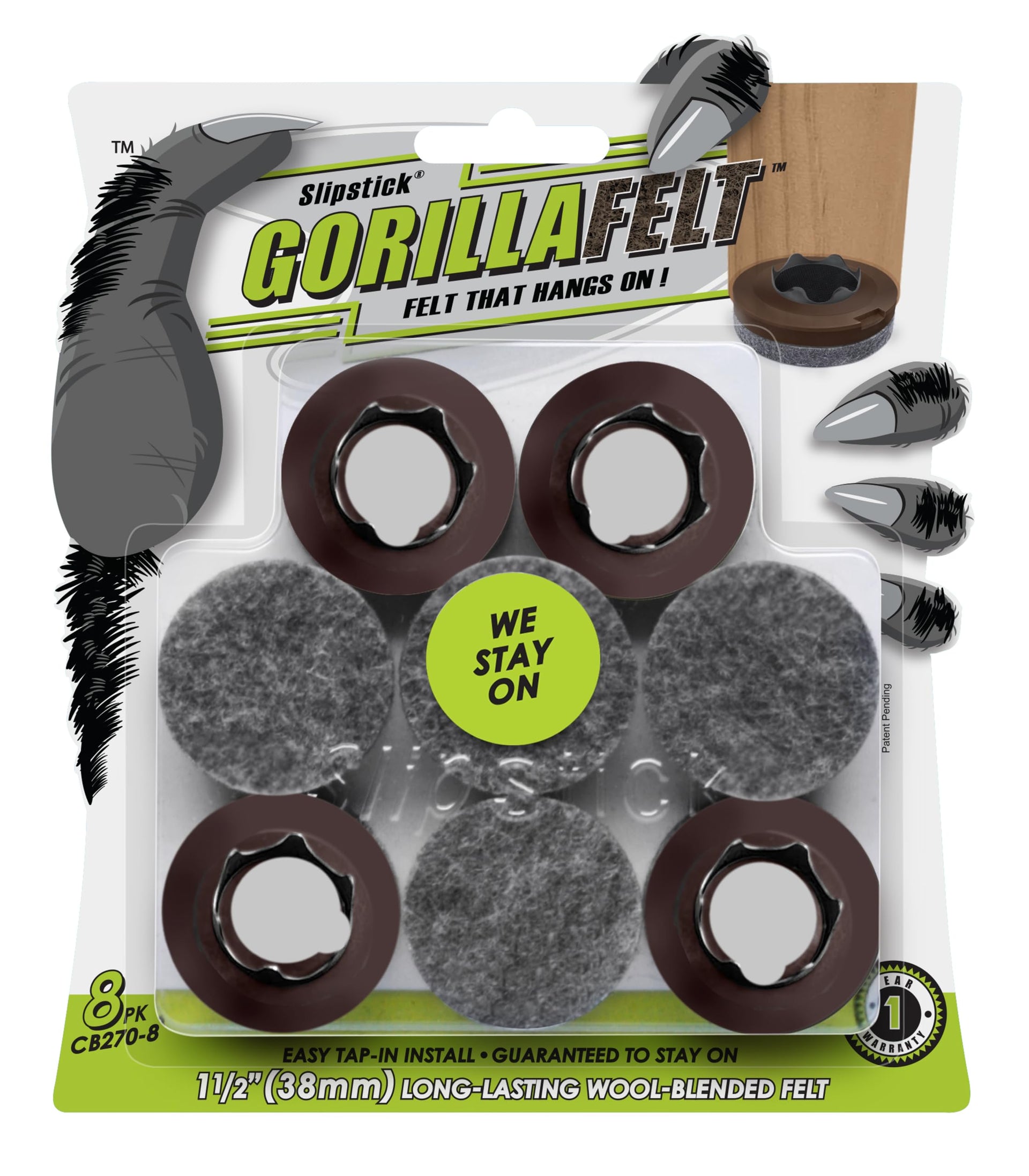 GorillaFelt 1 (8 Count)