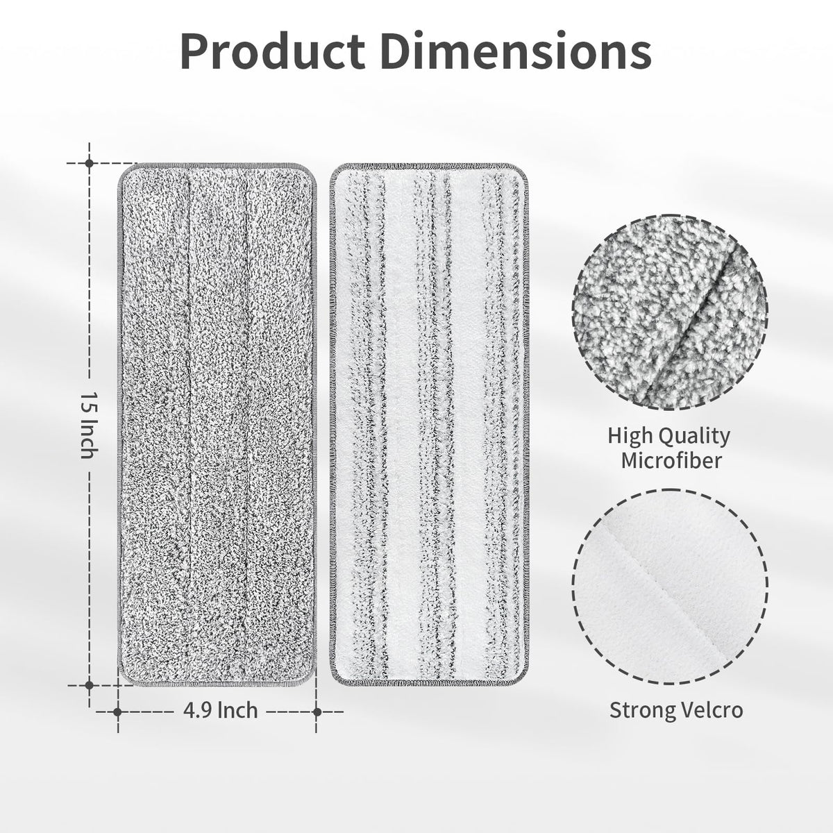 10Pcs Joymoop Mop Replacement Pads (10 Count)