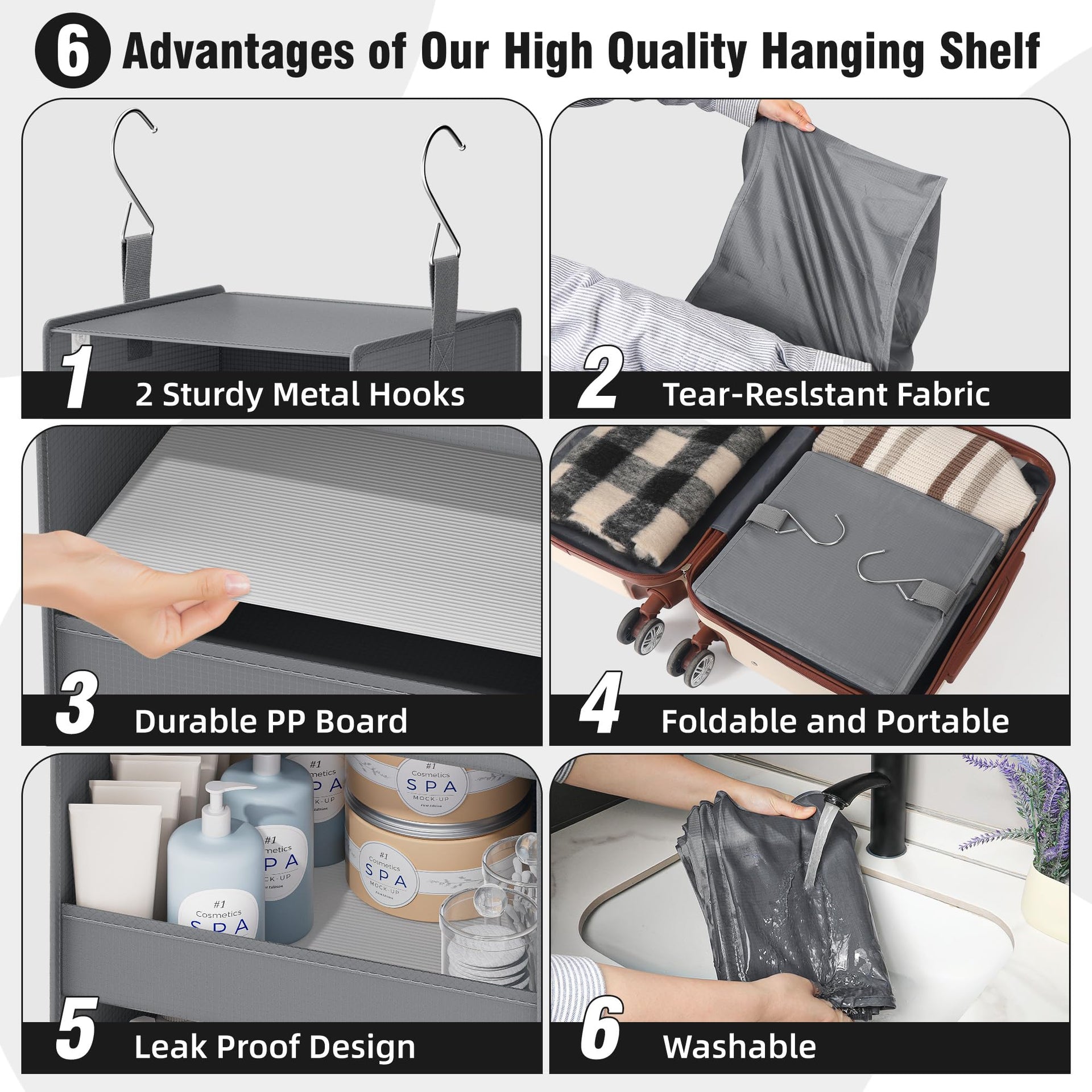 4 Shelf Hanging Organizer