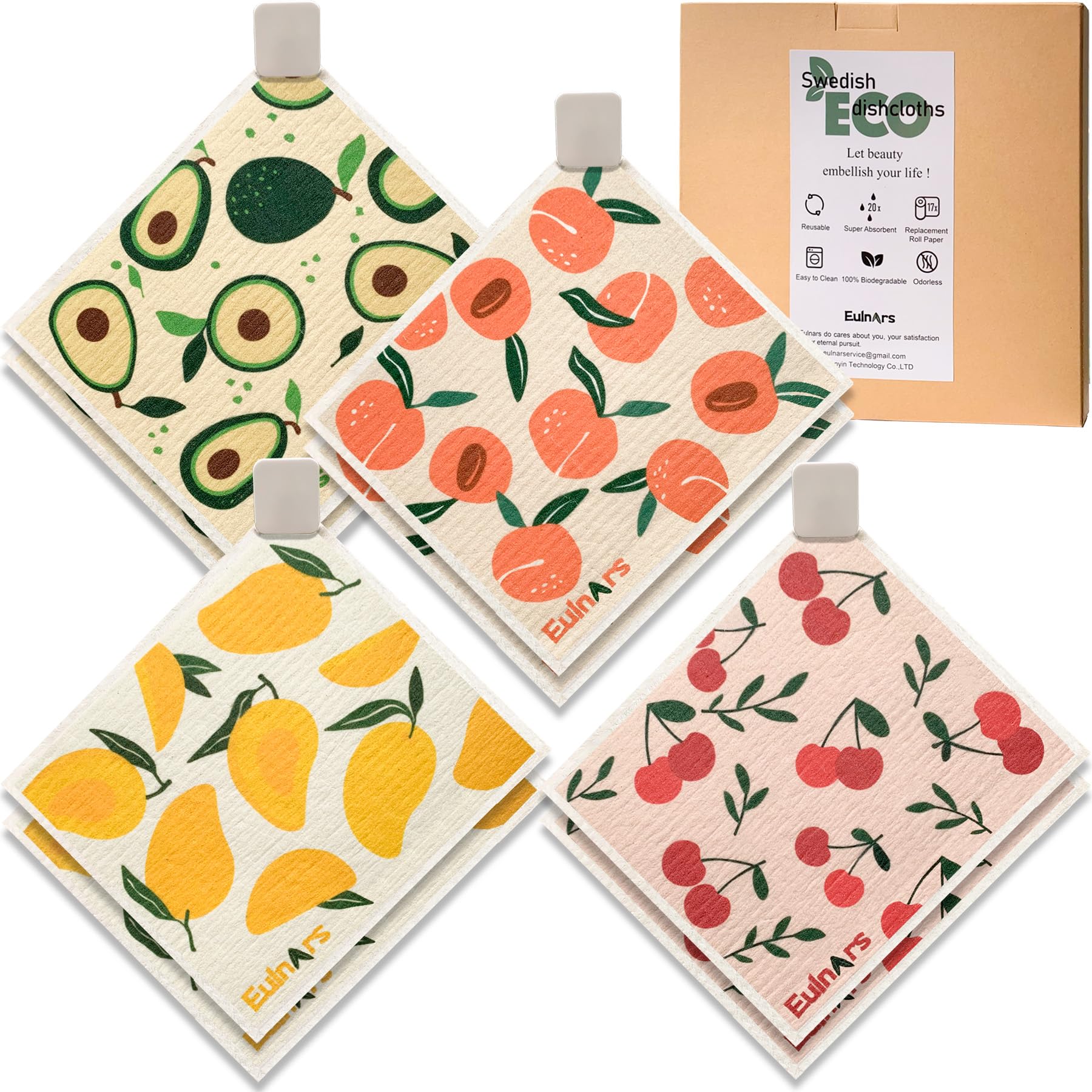 Swedish Dishcloths for Kitchen (8 Count)