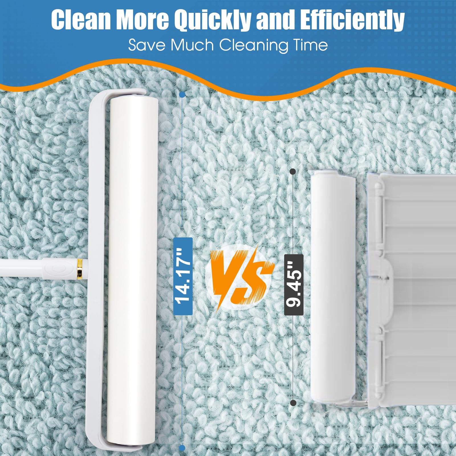 14.17" Large Lint Rollers for Pet Hair Extra Sticky