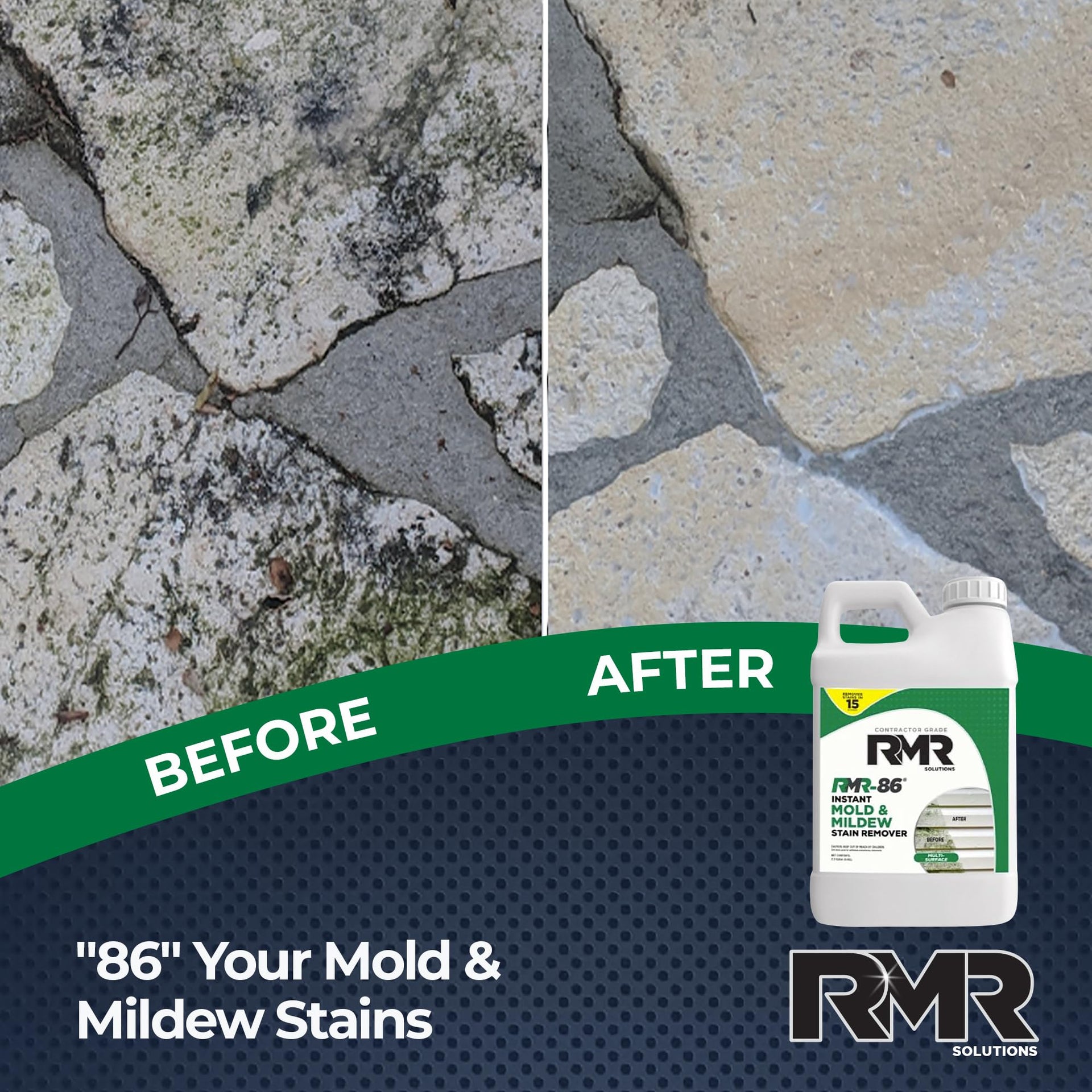 RMR 86 Instant Mold Stain and Mildew Stain Remover Spray (320 Fl Oz) - ModHome Supplies
