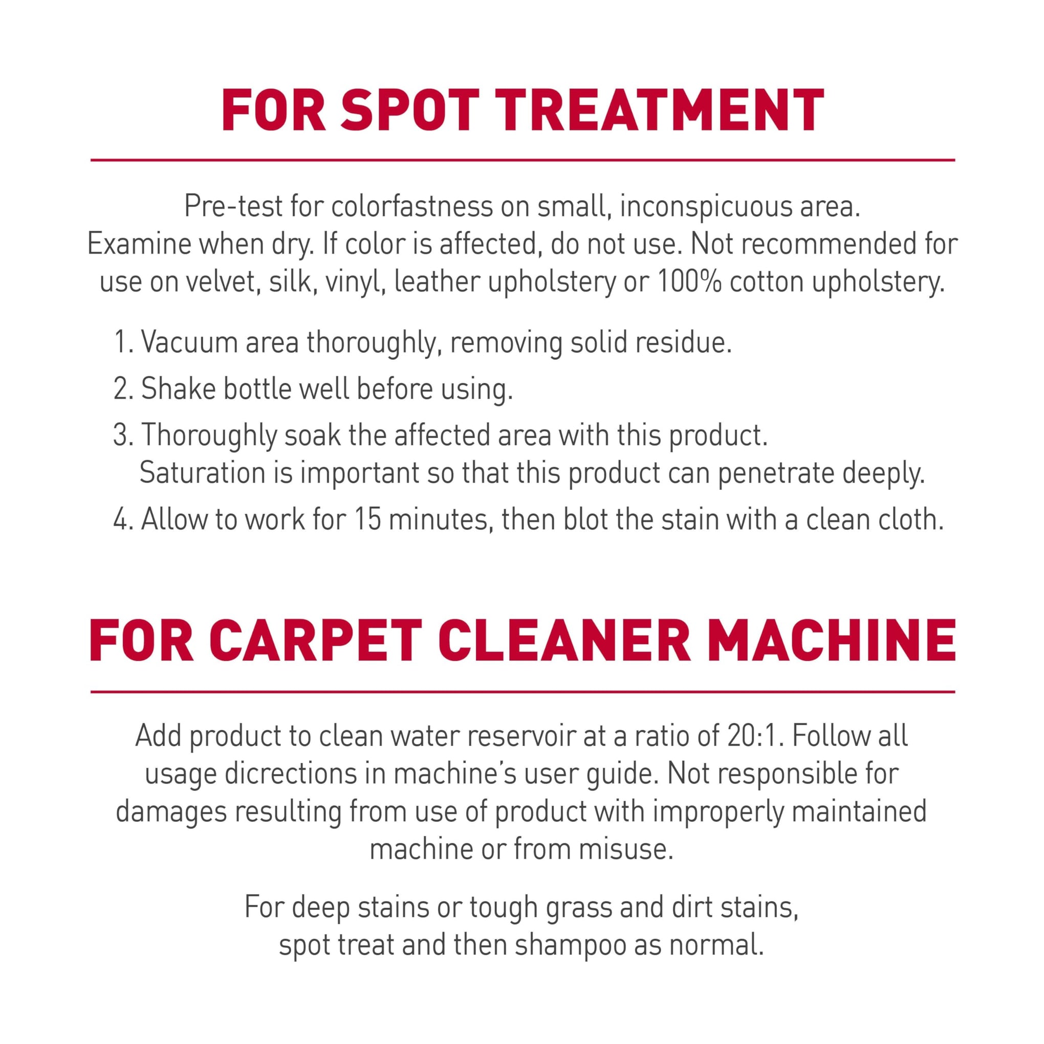 Carpet Shampoo Pet Stain & Odor Remover (64 Ounce) - ModHome Supplies