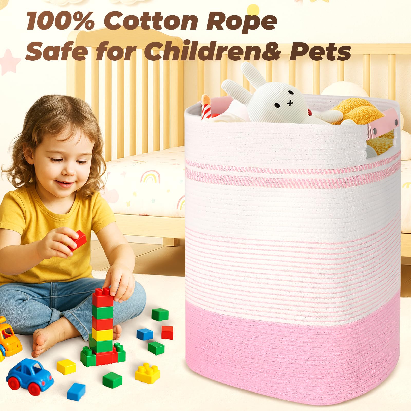 Laundry Basket with Handles