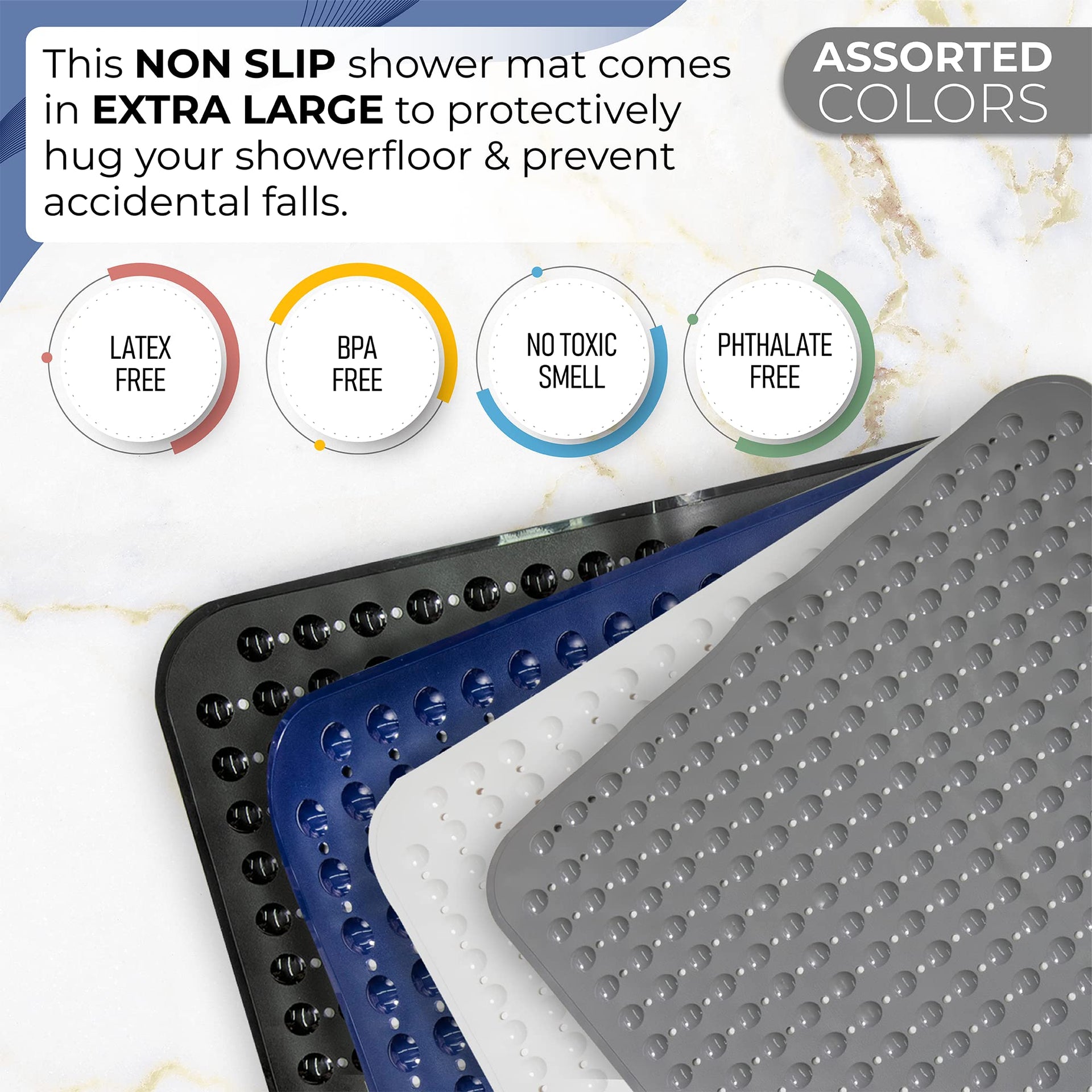 Extra Large Square Non Slip Shower Mat