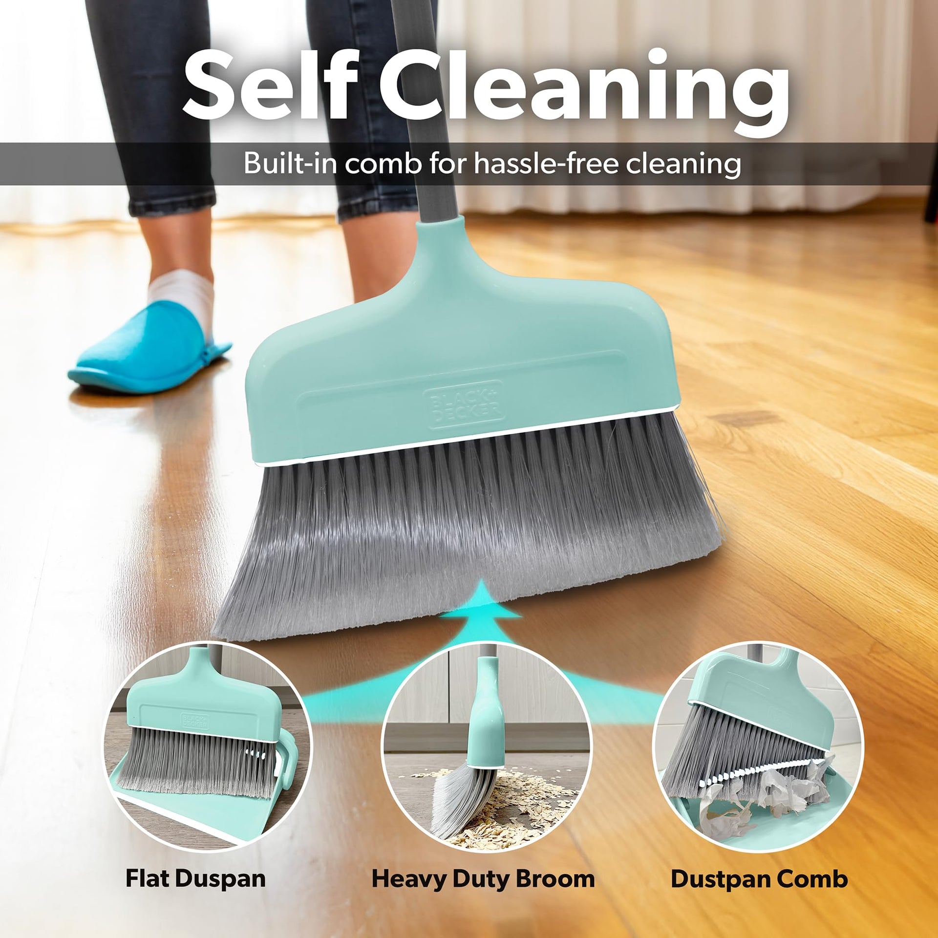 Butler Broom & Dustpan Set