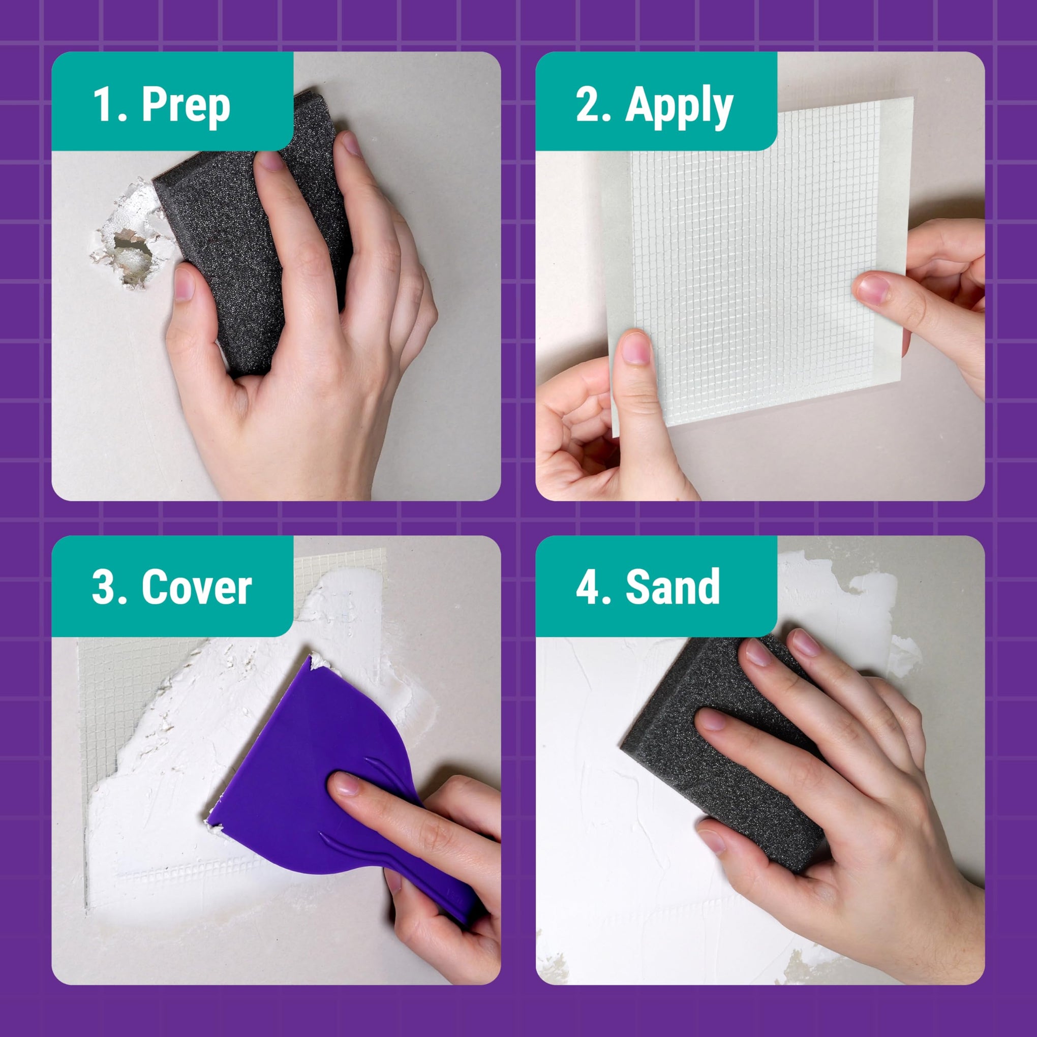 6 in. x 6 in. Flexible Self (3 Count)