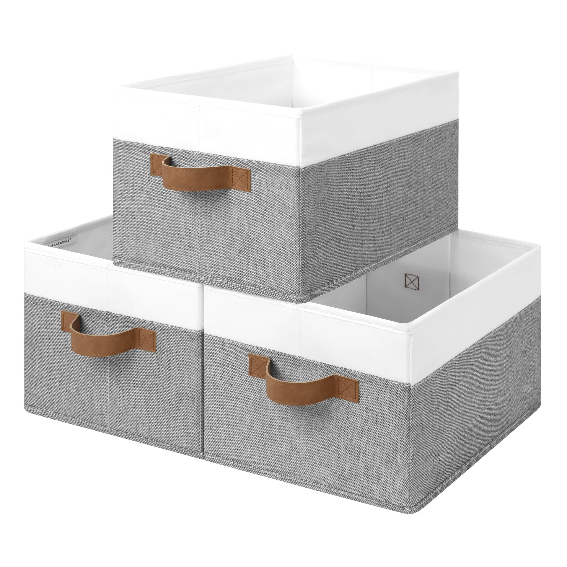 Closet Storage Bins (3 Count)