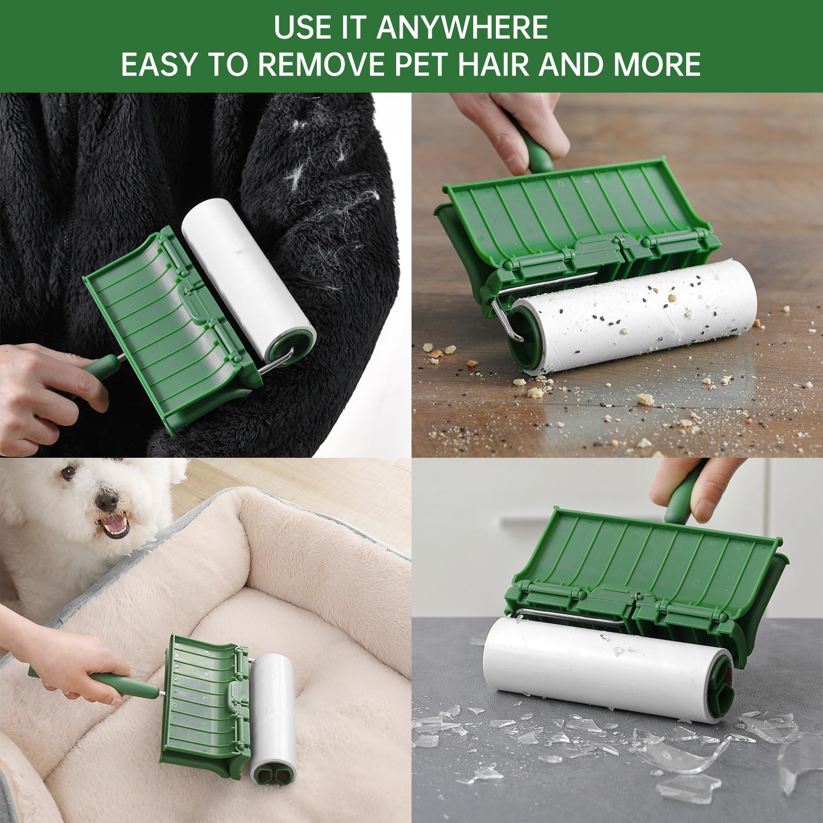Large Lint Rollers Pet Hair Extra Sticky Floor