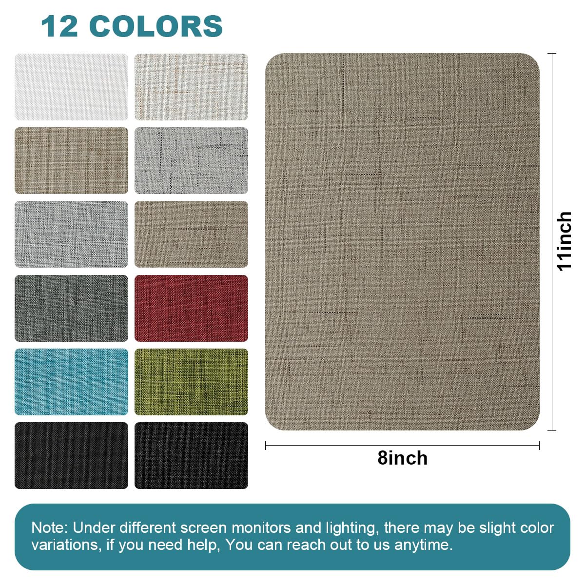 2Pcs Linen Repair Patches (2 Count)