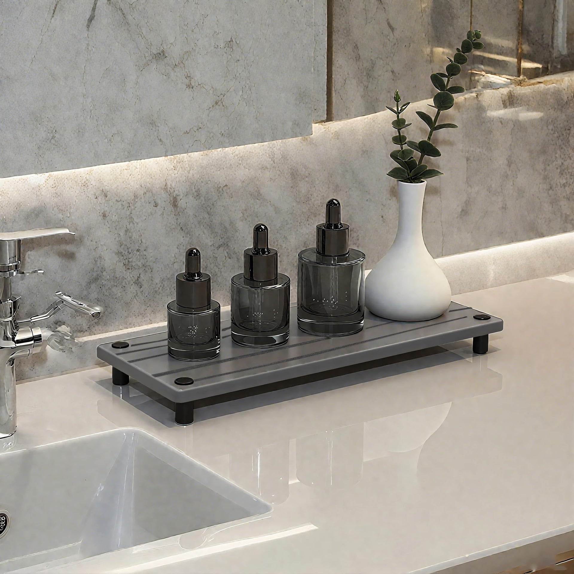 Quick Dry Sink Caddy Kitchen Sink Organizer
