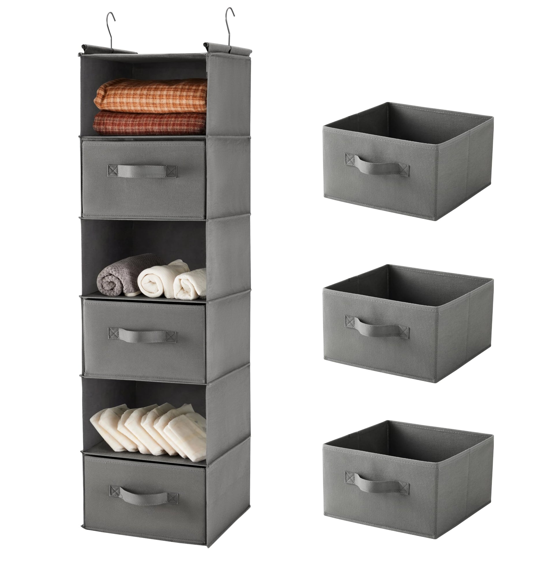 6 Tier Shelf Hanging Closet Organizer