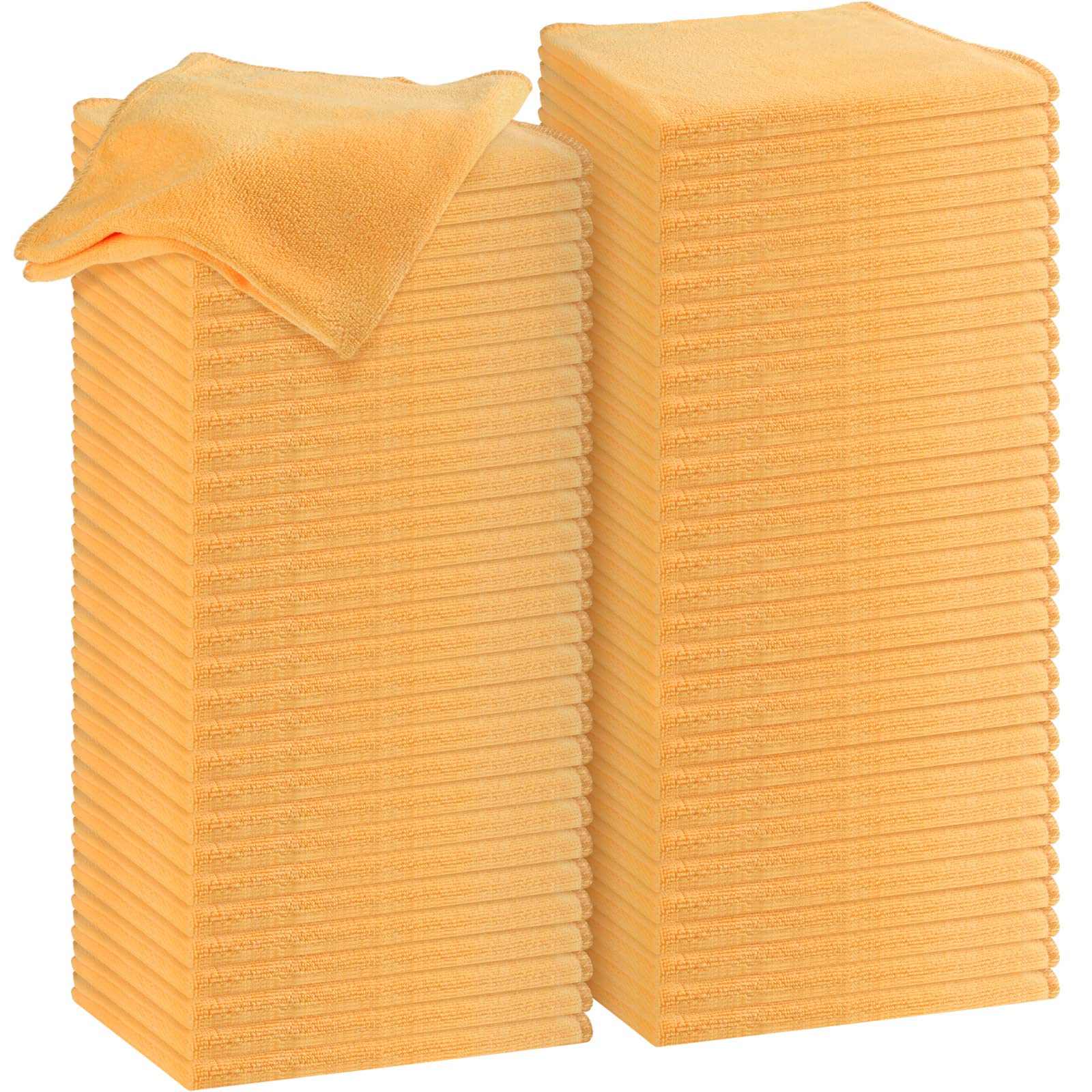 Microfiber Cleaning Cloths for Cars 16 x 16 Inch Ultra Absorbent Car Towels Drying Reusable Cleaning Supplies House Kitchen Window Microfiber Towel (60 Count)