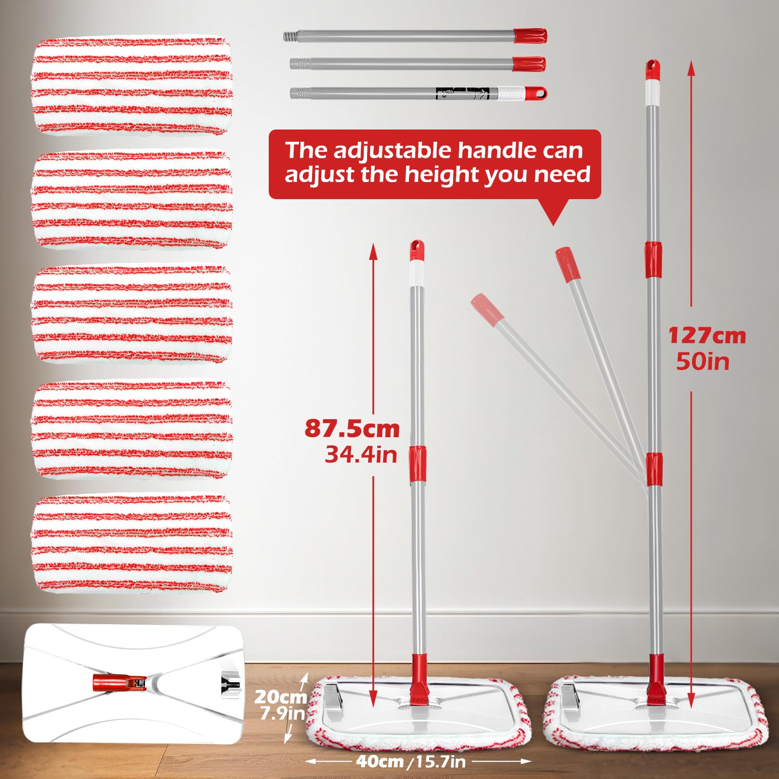 Extra Large Microfiber Mop for Floor Cleaning - ModHome Supplies