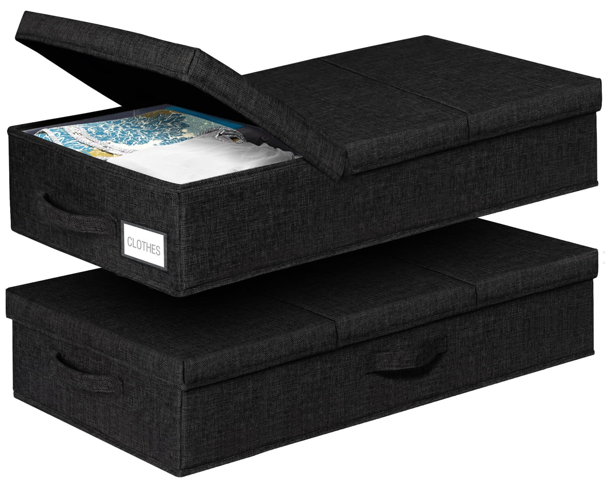 6 in Tall Under Bed Storage Containers with Lid