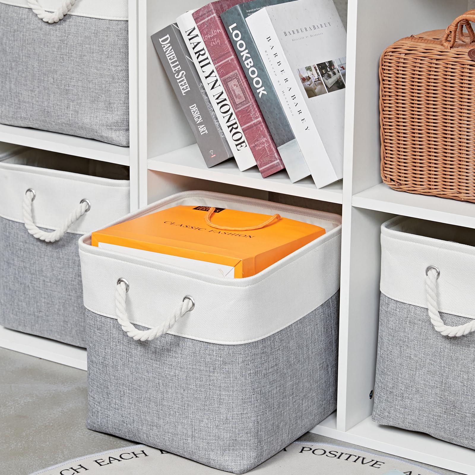 12 x 12 Inch Cube Storage Bins (6 Count)