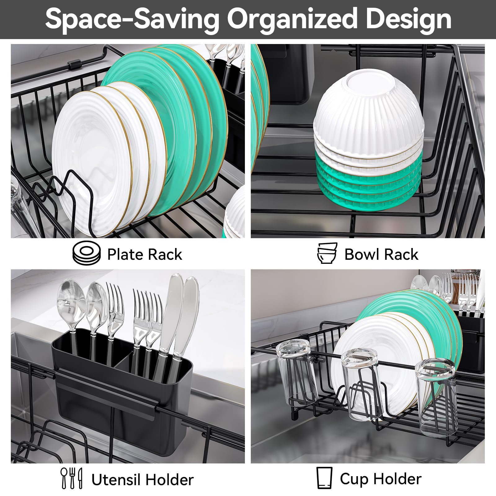Expandable in Sink Dish Rack