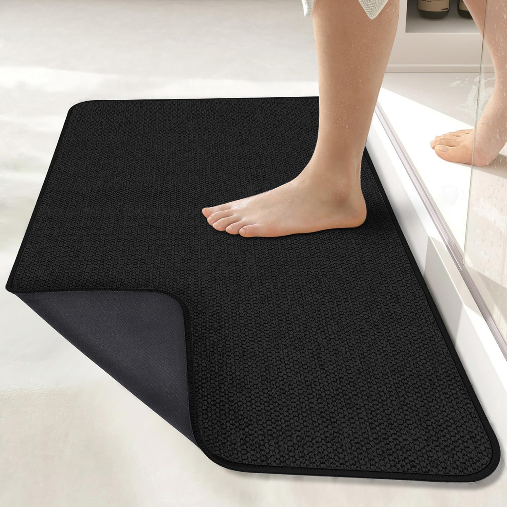 Bath Mat Ultra Thin Bathroom Runner Rugs (18 Sq Ft)