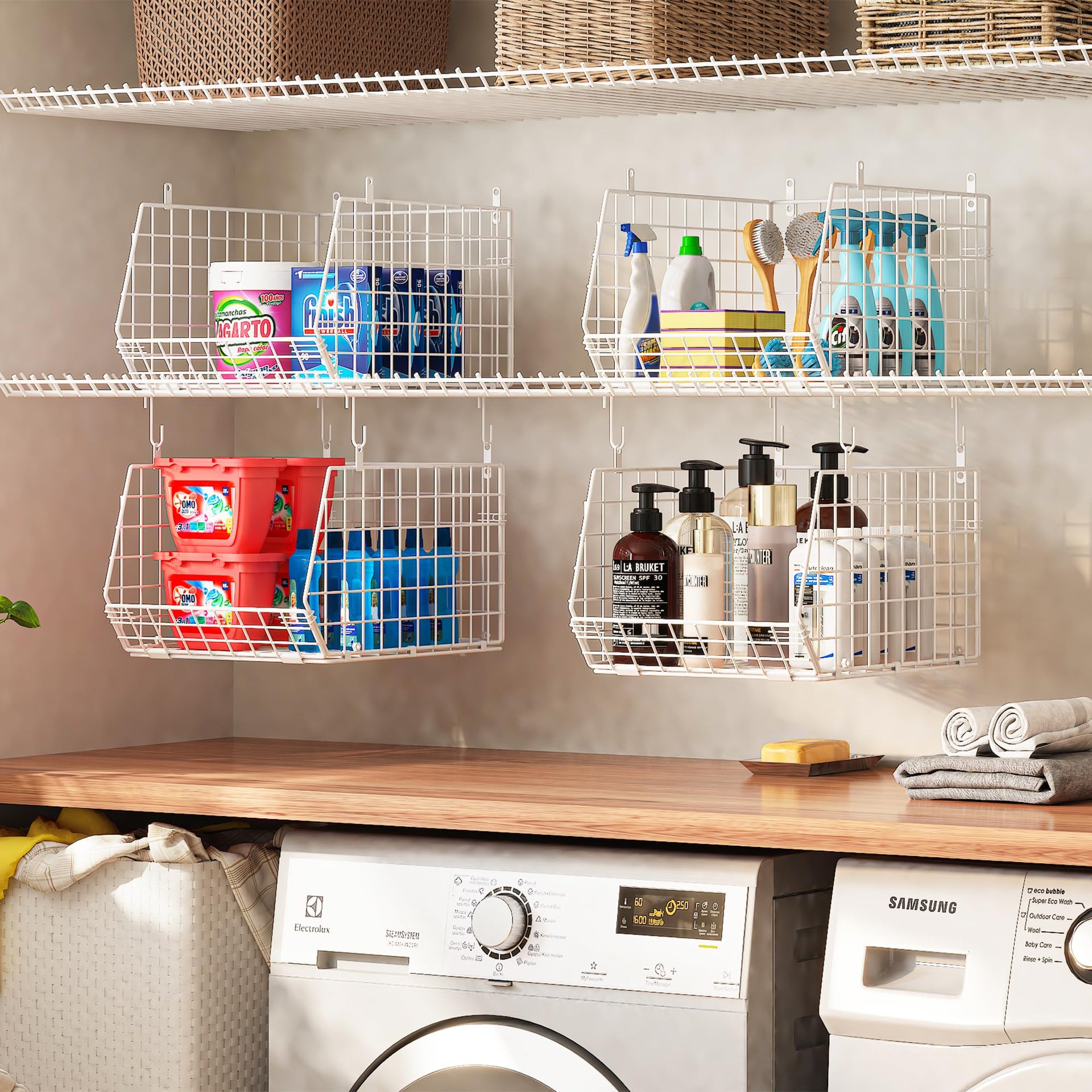 4" Extra Deeper Foldable Hanging Closet Organizer