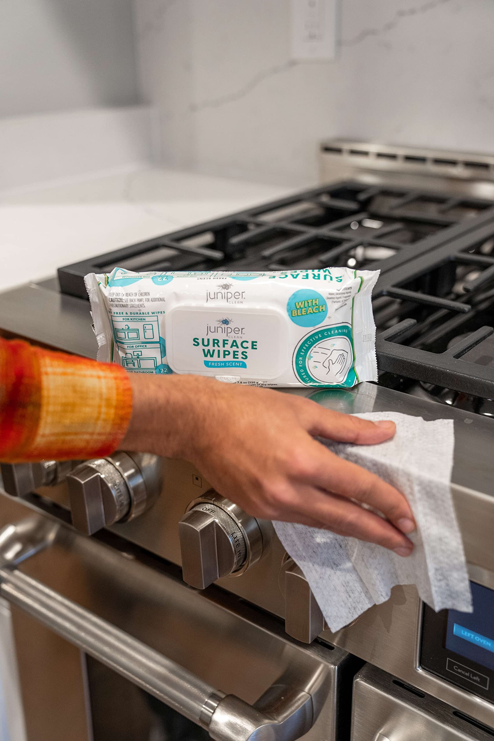 6 Pack Surface Cleaning Wipes with Bleach (432 Count) - ModHome Supplies