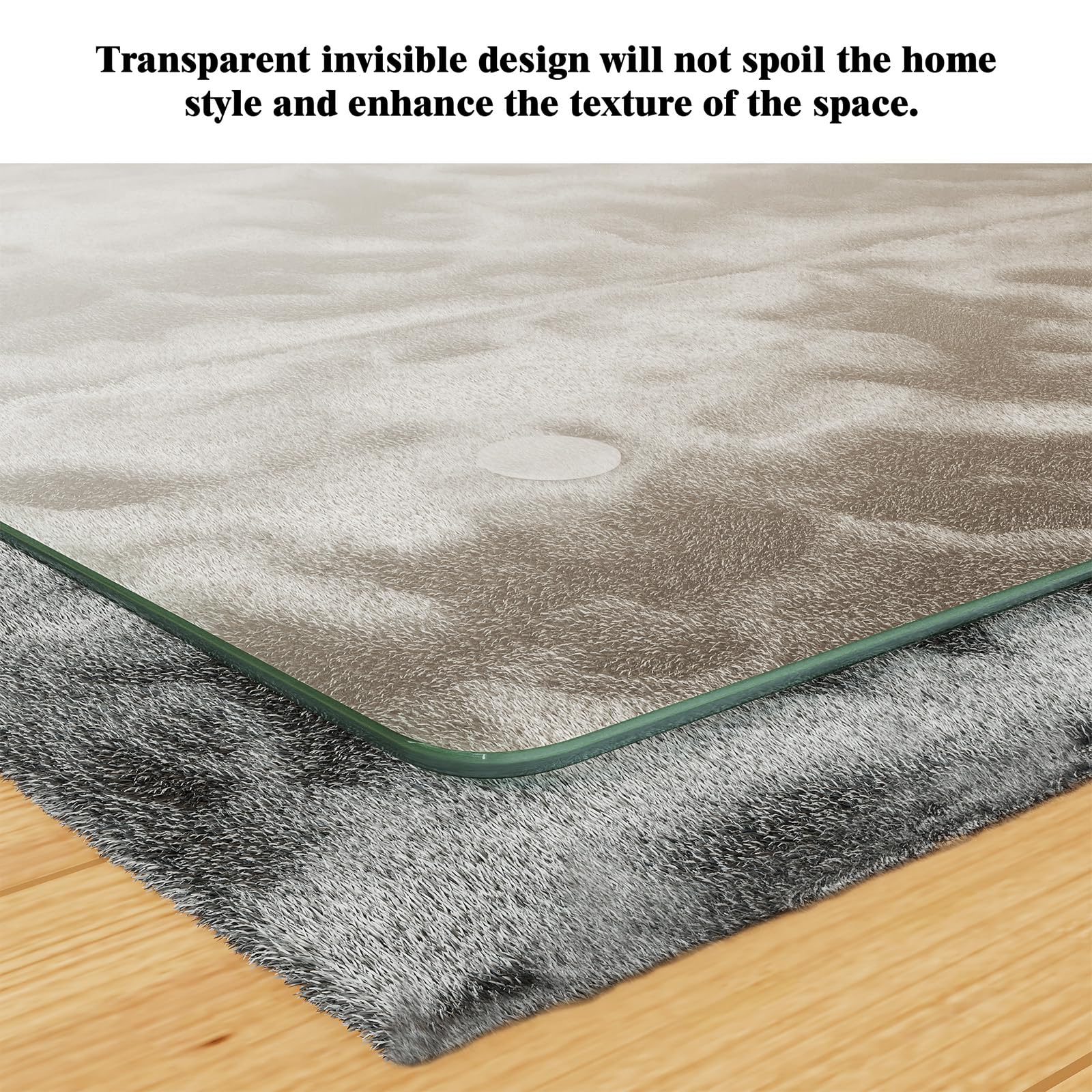 36" x 55" Office Chair Mat for Hardwood Floors & Carpets