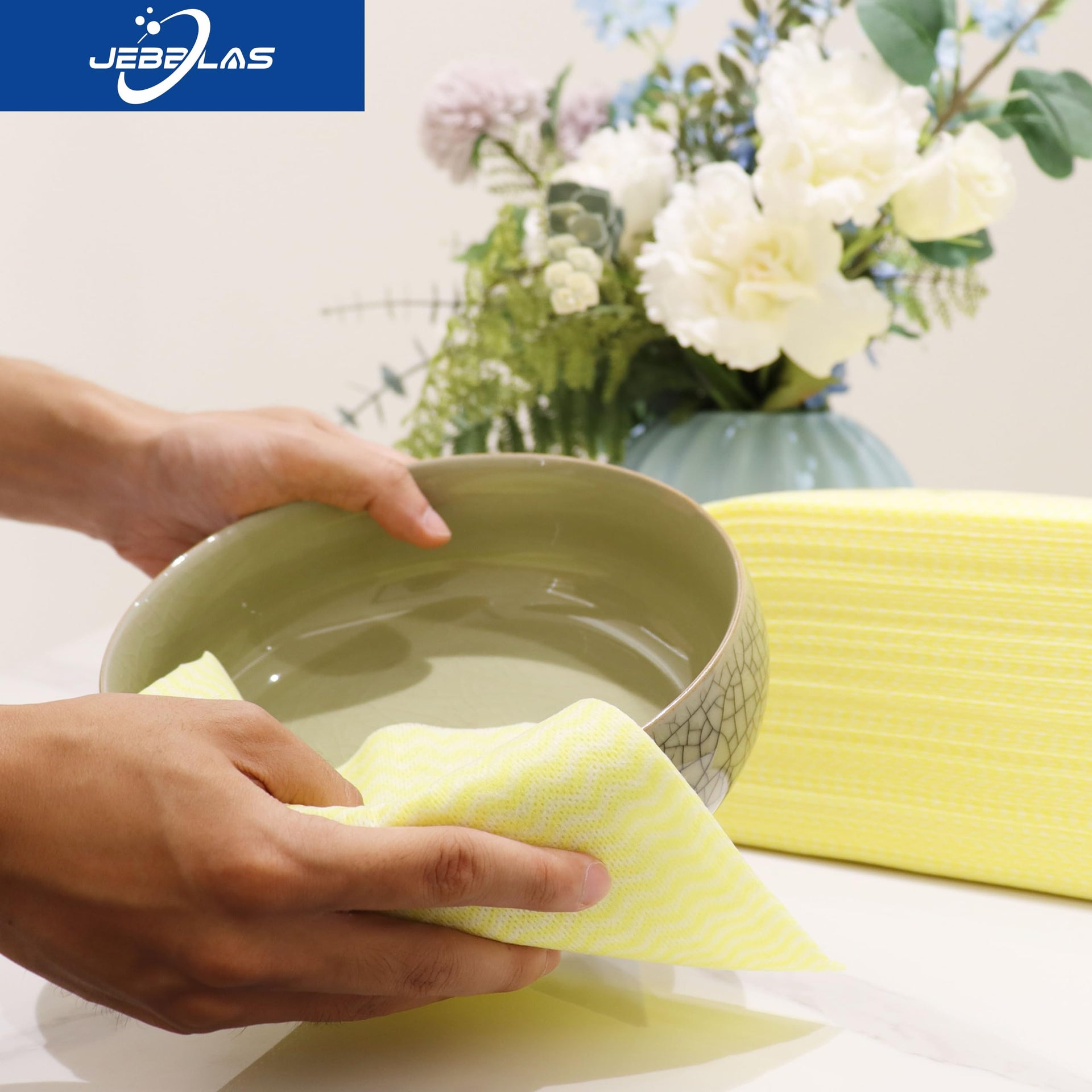 Handi Wipes Reusable Cloths Dry Cleaning Cloths Dish Towel Dish Cloths Handy Cleaning Wipes (50 Count)