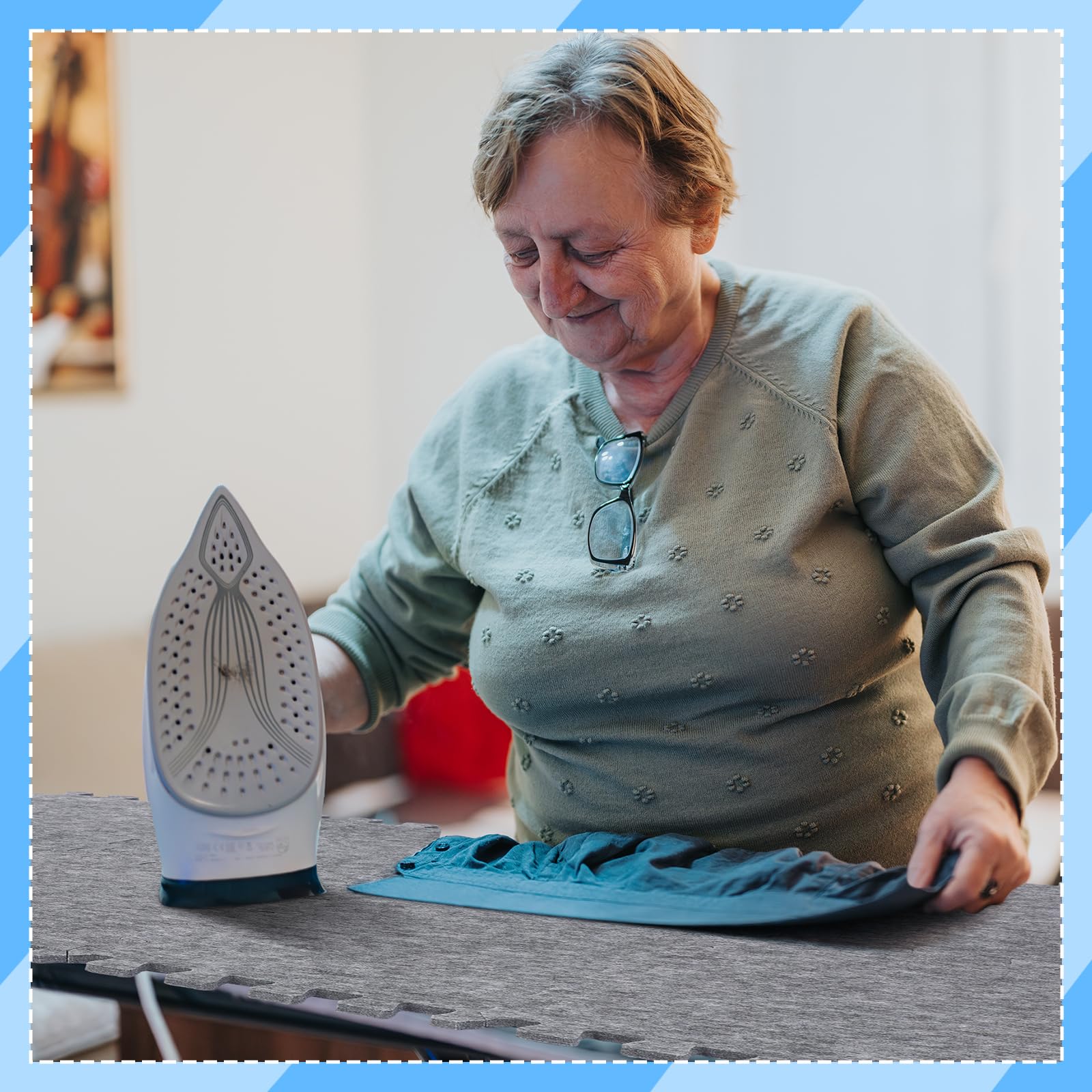 6 Pack Large Wool Pressing Mat 24" x 18" Wool Ironing Mat