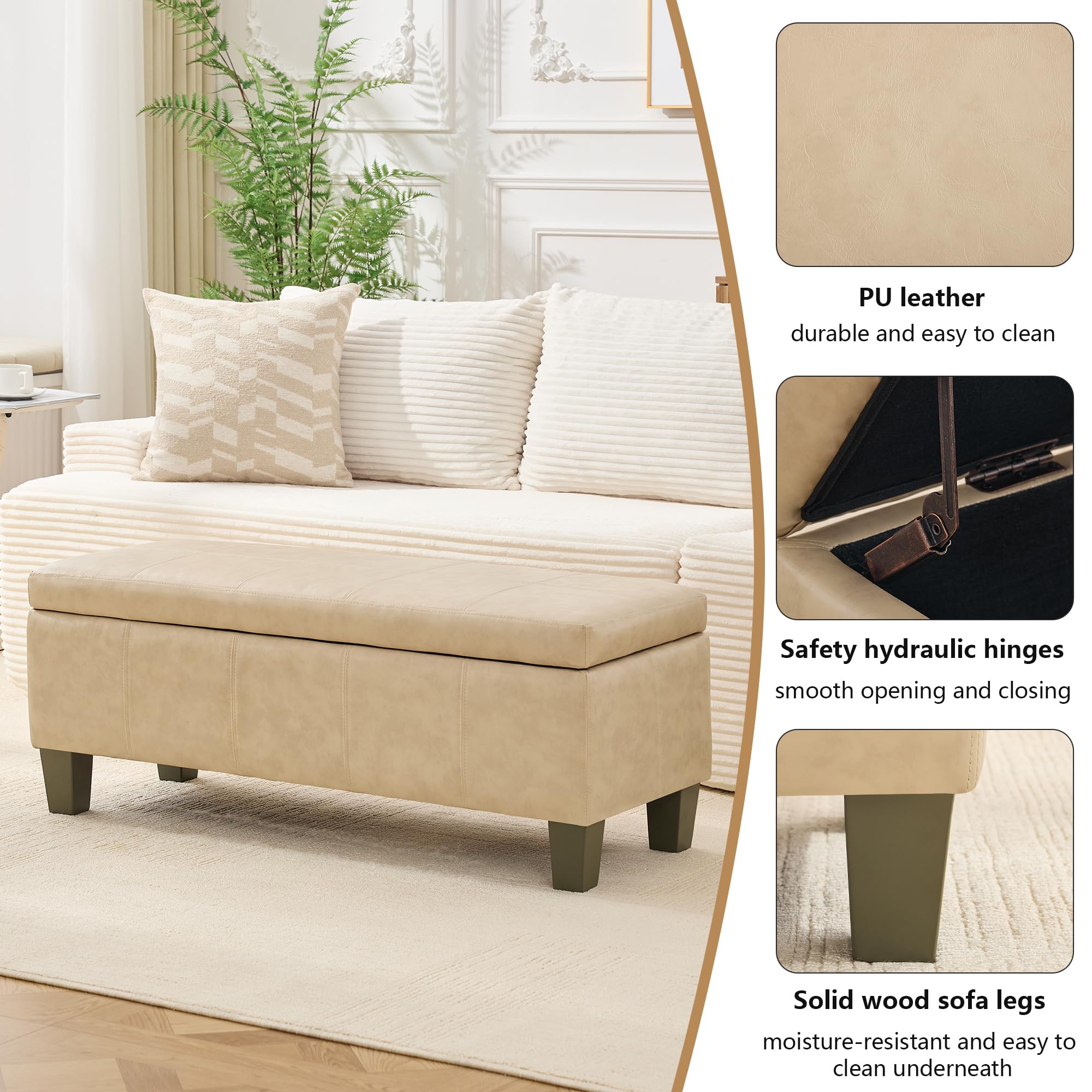 41" Storage Ottoman
