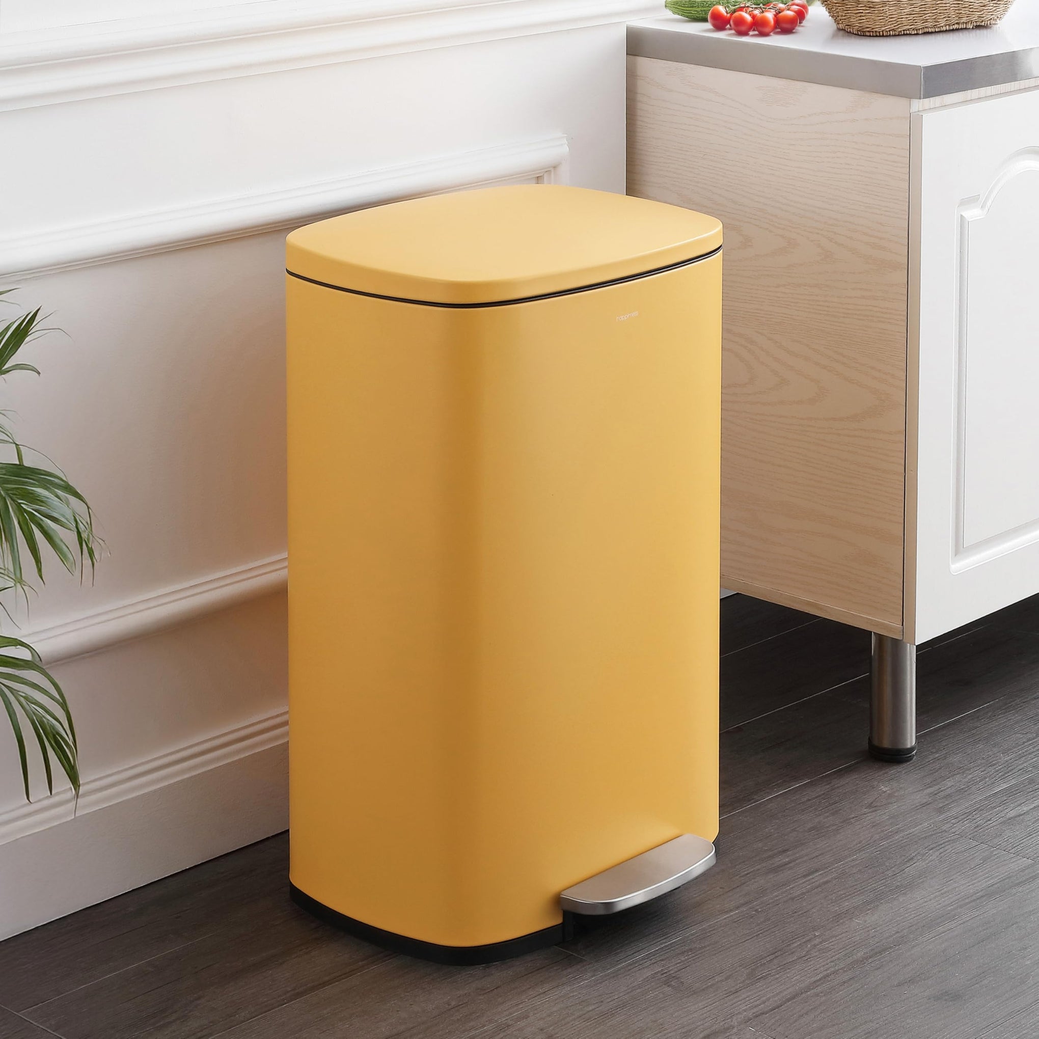 Connor 2 Piece Iron Trash Can (2 Count)