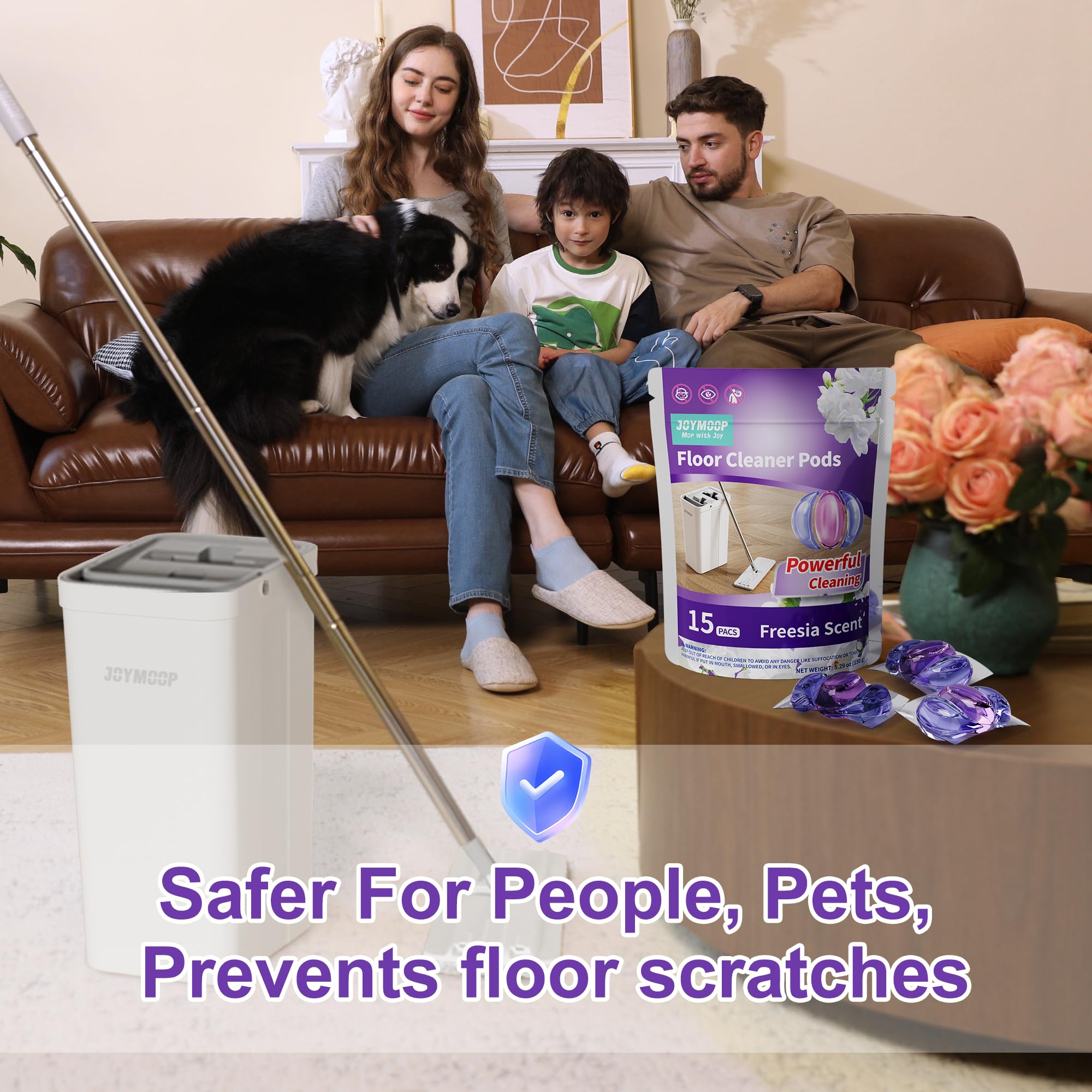 Floor Cleaner Pods for Mopping (45 Count)