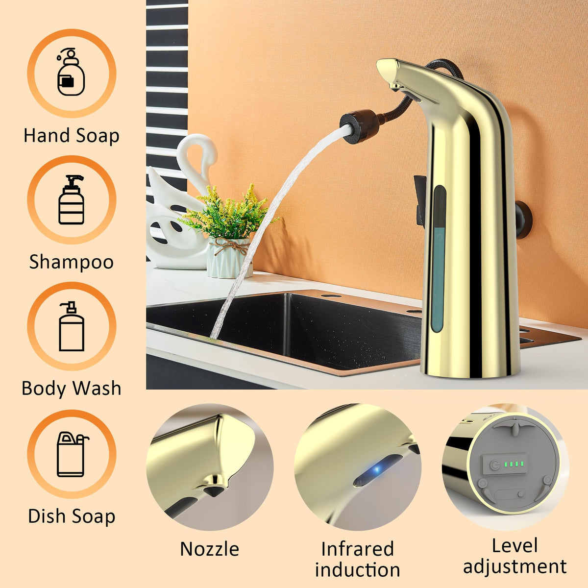 Automatic Liquid Soap Dispenser