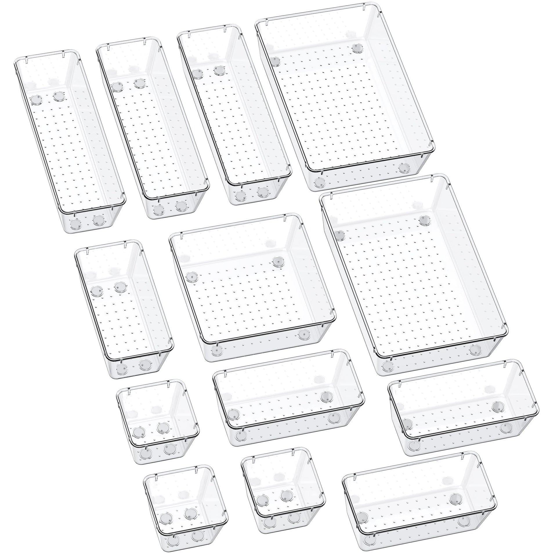 13 Piece Drawer Organizers with Non (13 Count)