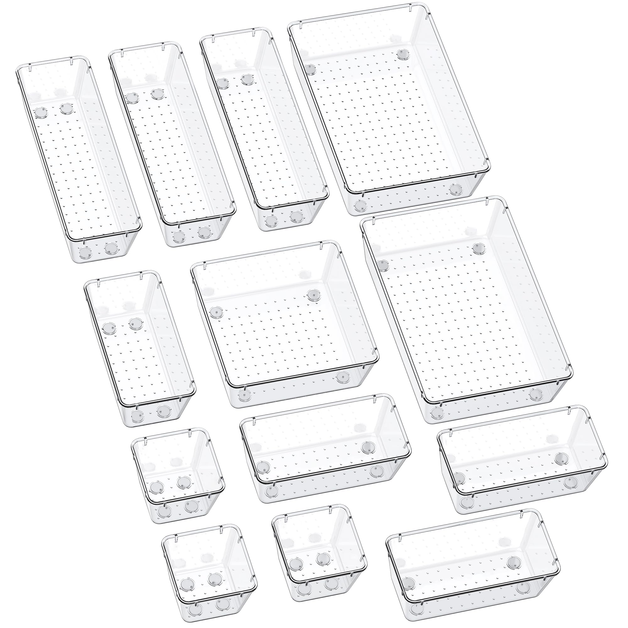 13 Piece Drawer Organizers with Non (13 Count)