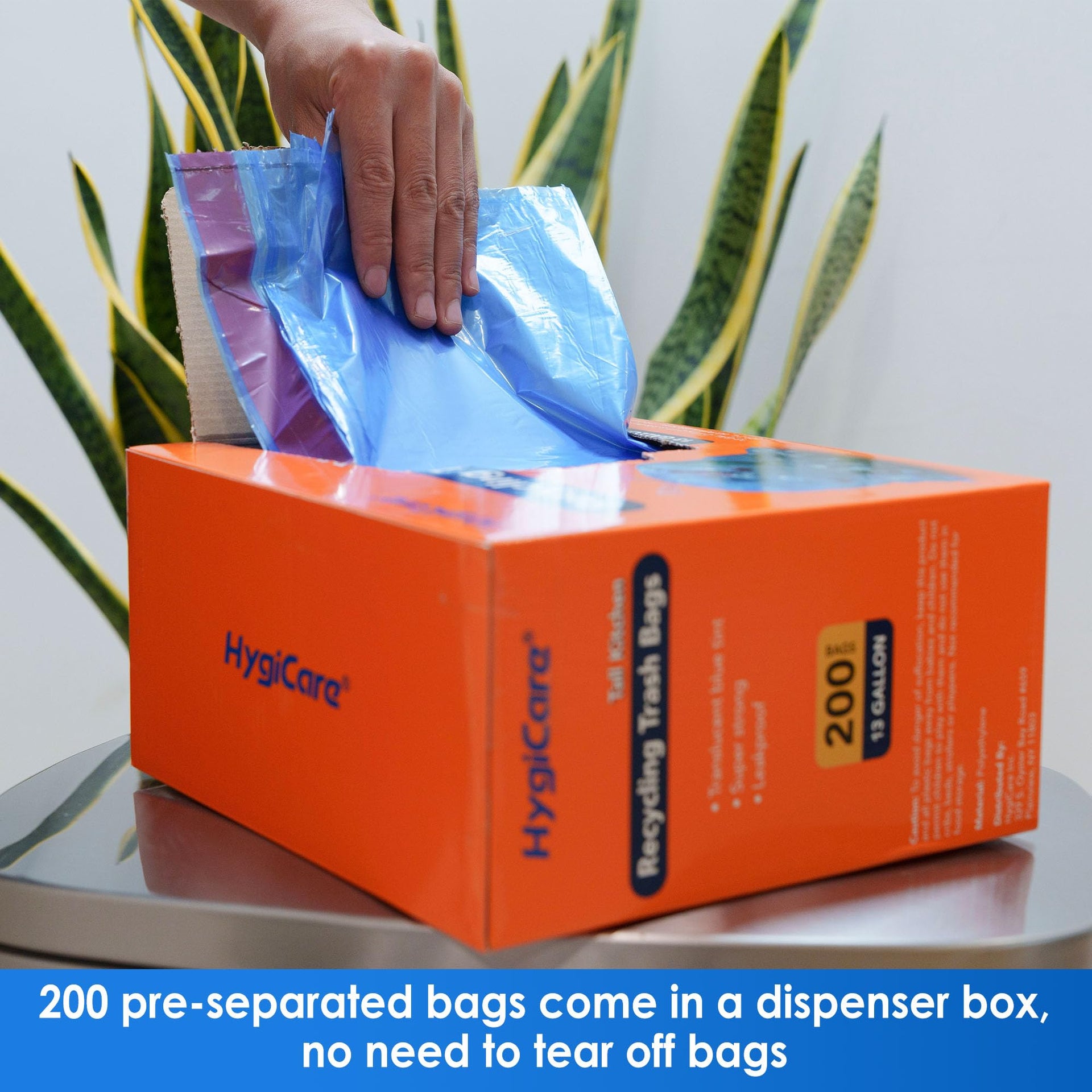 13 Gallon Recycling Trash Bags (200 Count)